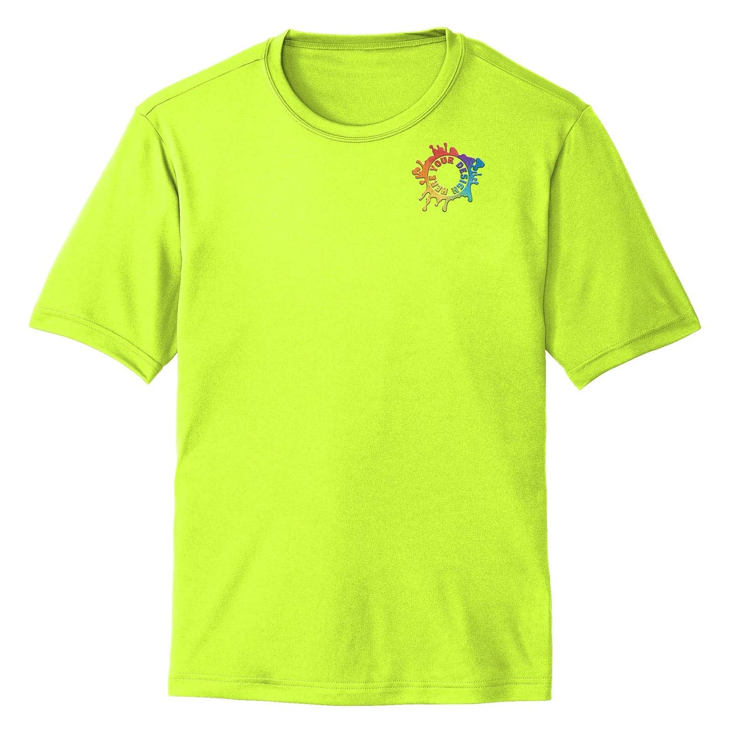 Mato & Hash Men's Performance Polyester T-Shirt Embroidery - Mato & Hash