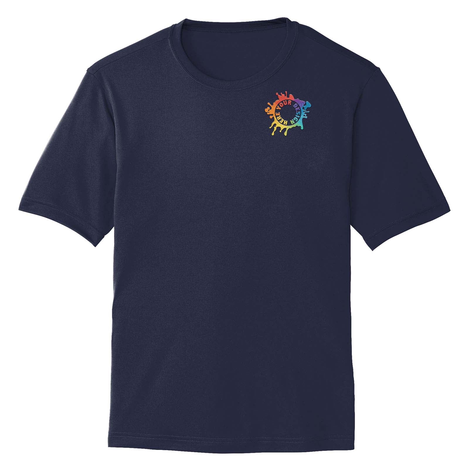Mato & Hash Men's Performance Polyester T-Shirt Embroidery - Mato & Hash