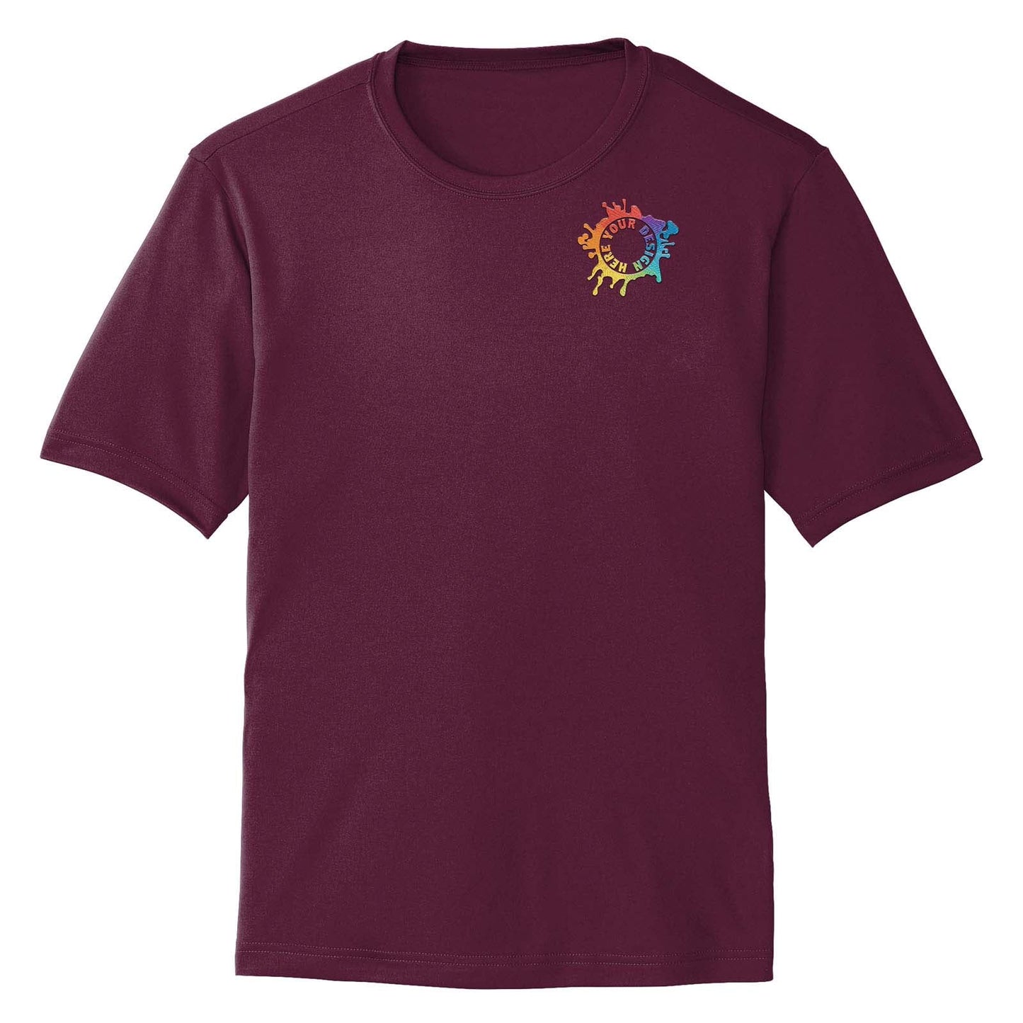 Mato & Hash Men's Performance Polyester T-Shirt Embroidery - Mato & Hash