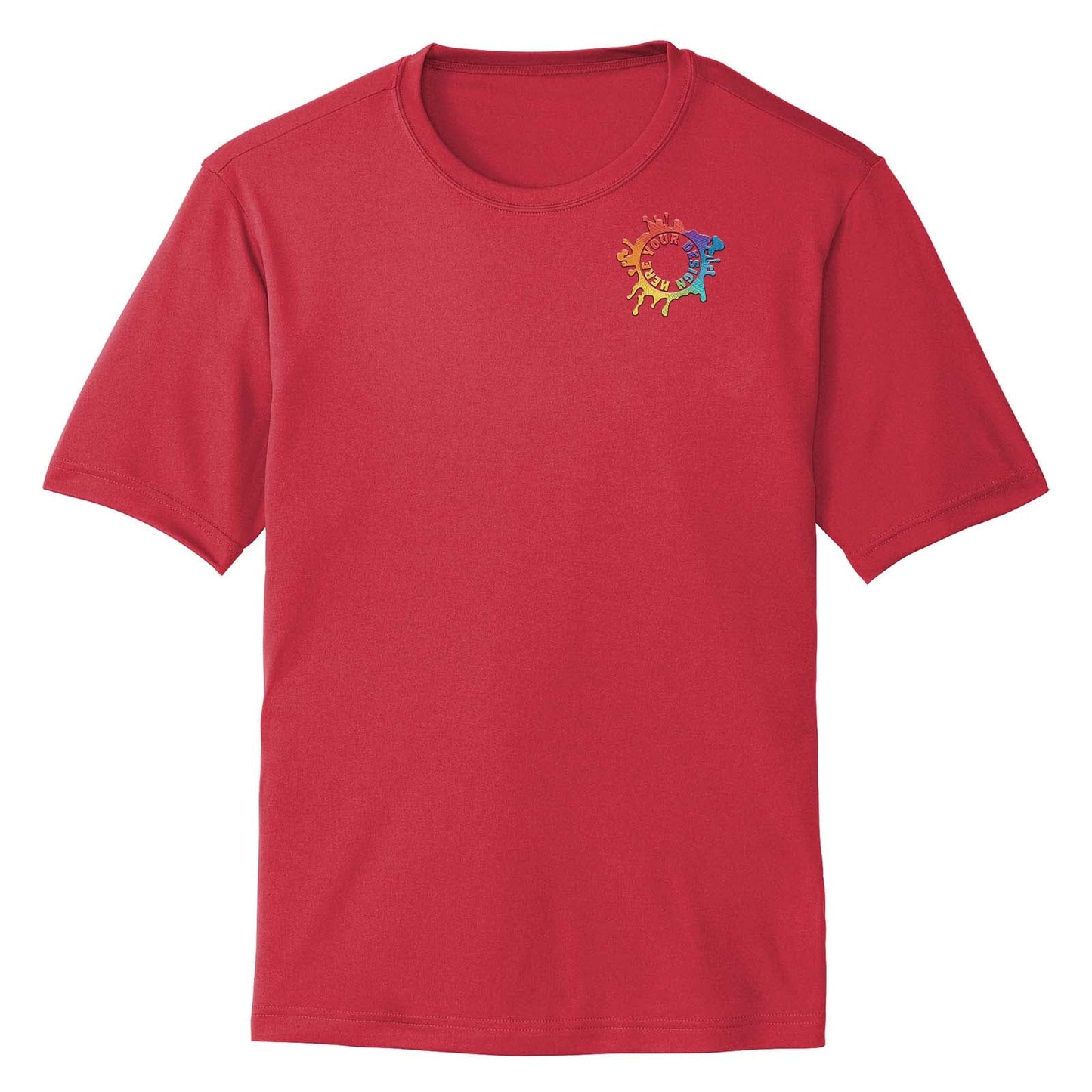 Mato & Hash Men's Performance Polyester T-Shirt Embroidery - Mato & Hash