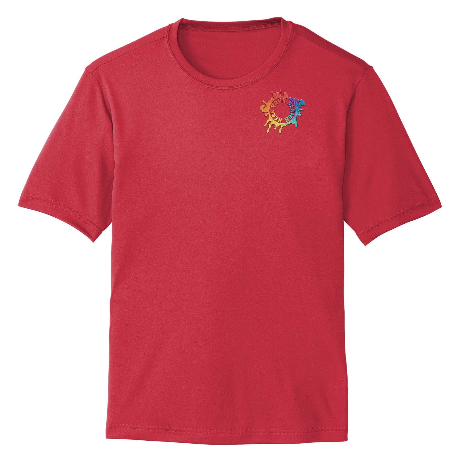 Mato & Hash Men's Performance Polyester T-Shirt Embroidery - Mato & Hash