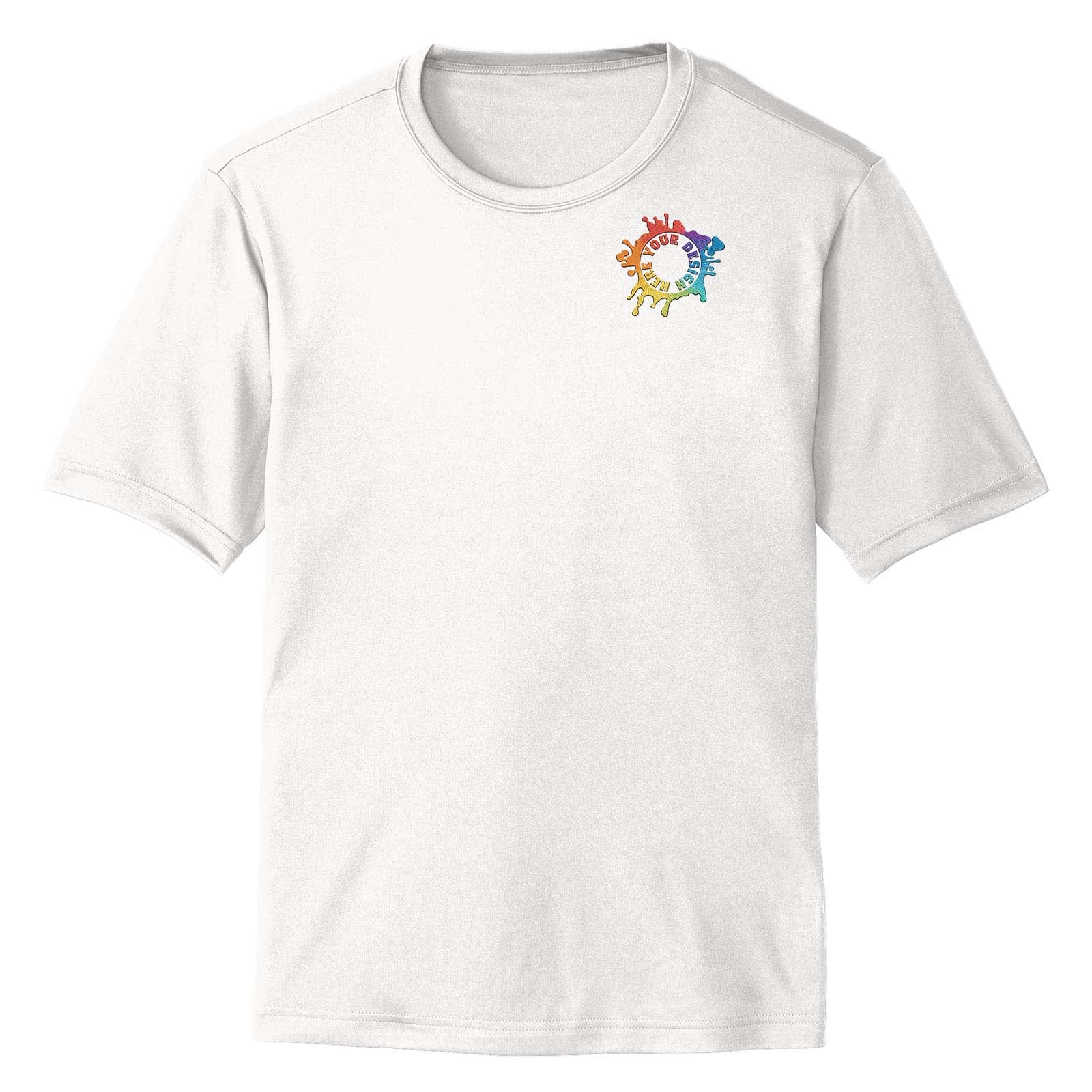 Mato & Hash Men's Performance Polyester T-Shirt Embroidery - Mato & Hash
