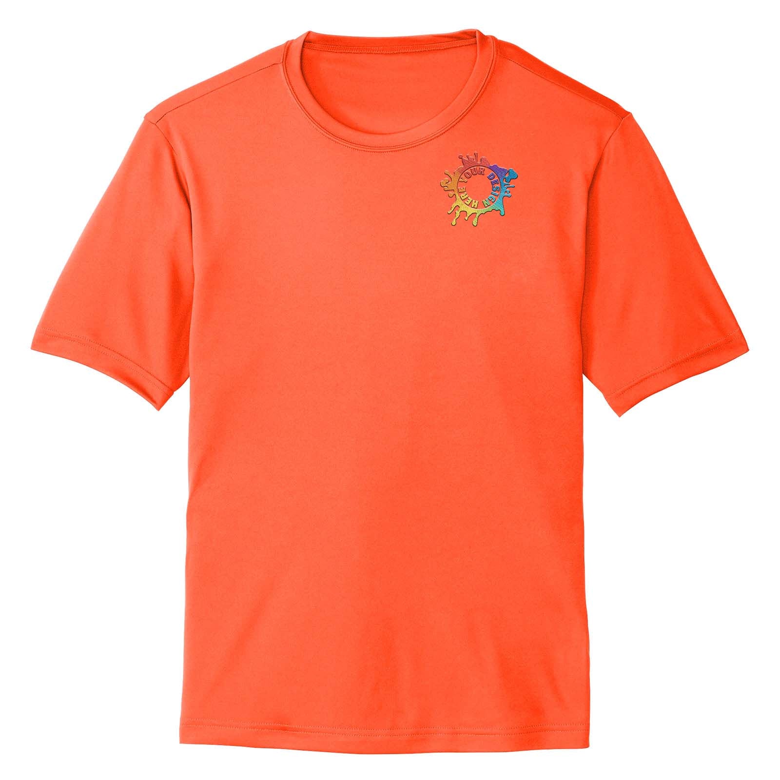 Mato & Hash Men's Performance Polyester T-Shirt Embroidery - Mato & Hash
