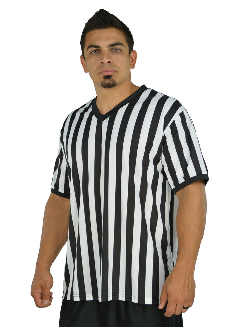 Mato & Hash Men's V-Neck Referee Shirts W/ Embroidery - Mato & Hash