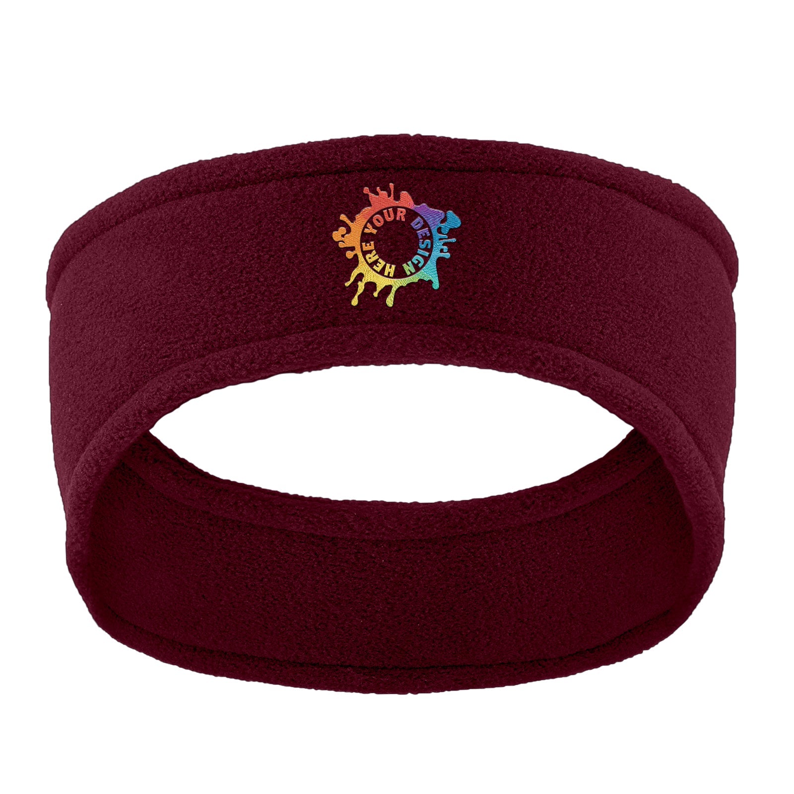 Mato & Hash Stretch Fleece Headband Embroidery - Mato & Hash