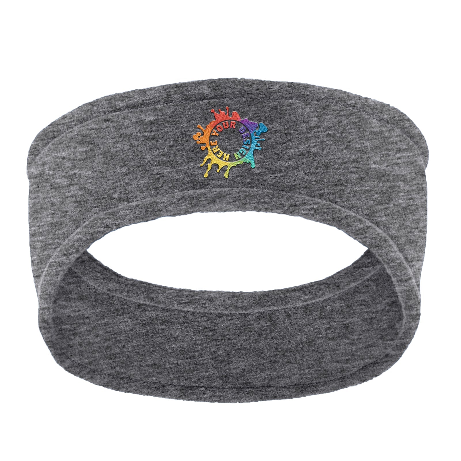 Mato & Hash Stretch Fleece Headband Embroidery - Mato & Hash