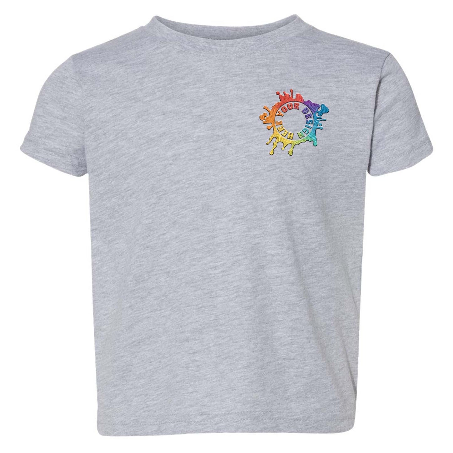 Mato & Hash Toddler Unisex 100% Cotton T-Shirt Embroidery - Mato & Hash