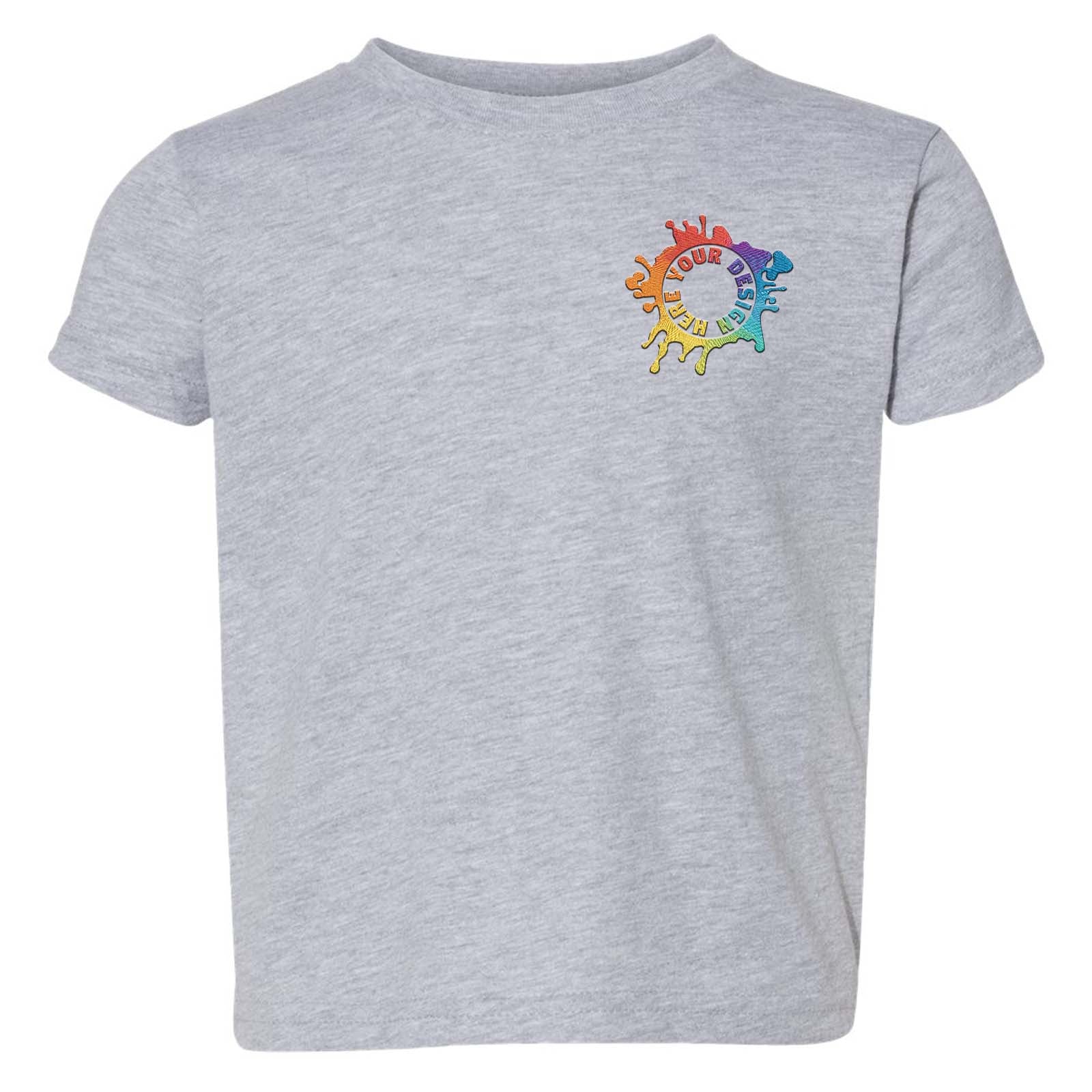 Mato & Hash Toddler Unisex 100% Cotton T-Shirt Embroidery - Mato & Hash