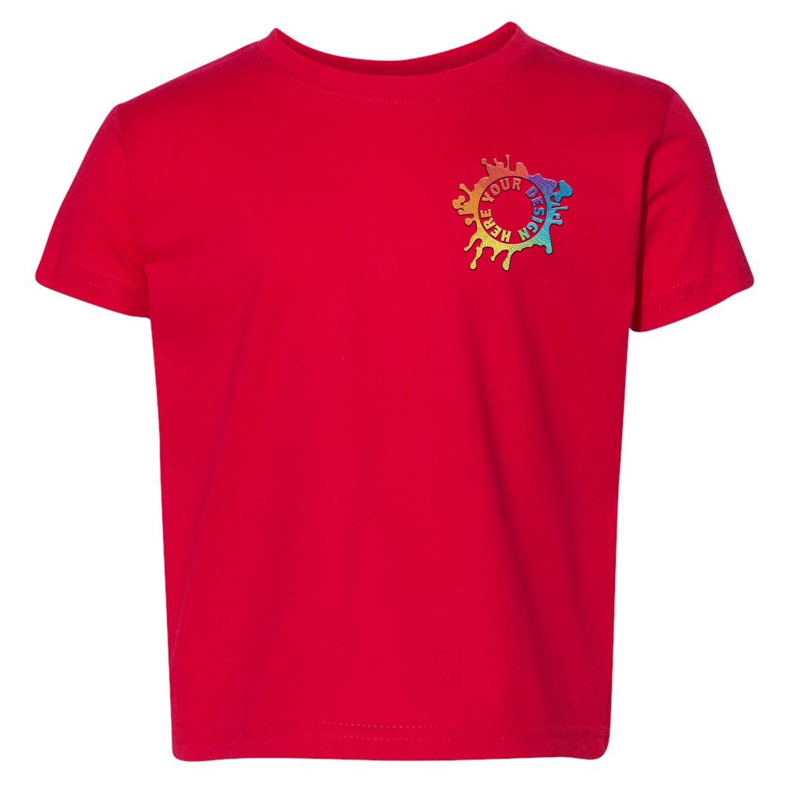 Mato & Hash Toddler Unisex 100% Cotton T-Shirt Embroidery - Mato & Hash