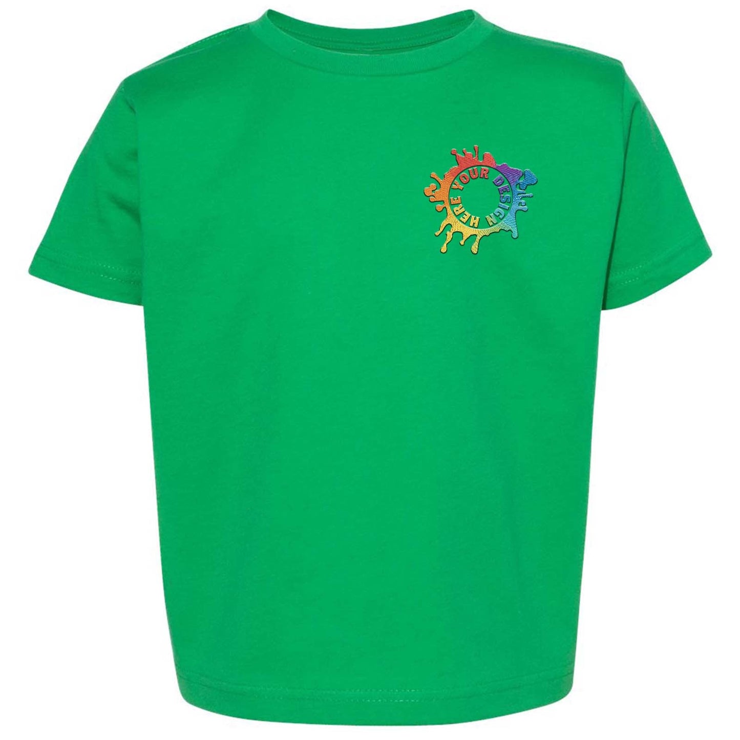 Mato & Hash Toddler Unisex 100% Cotton T-Shirt Embroidery - Mato & Hash