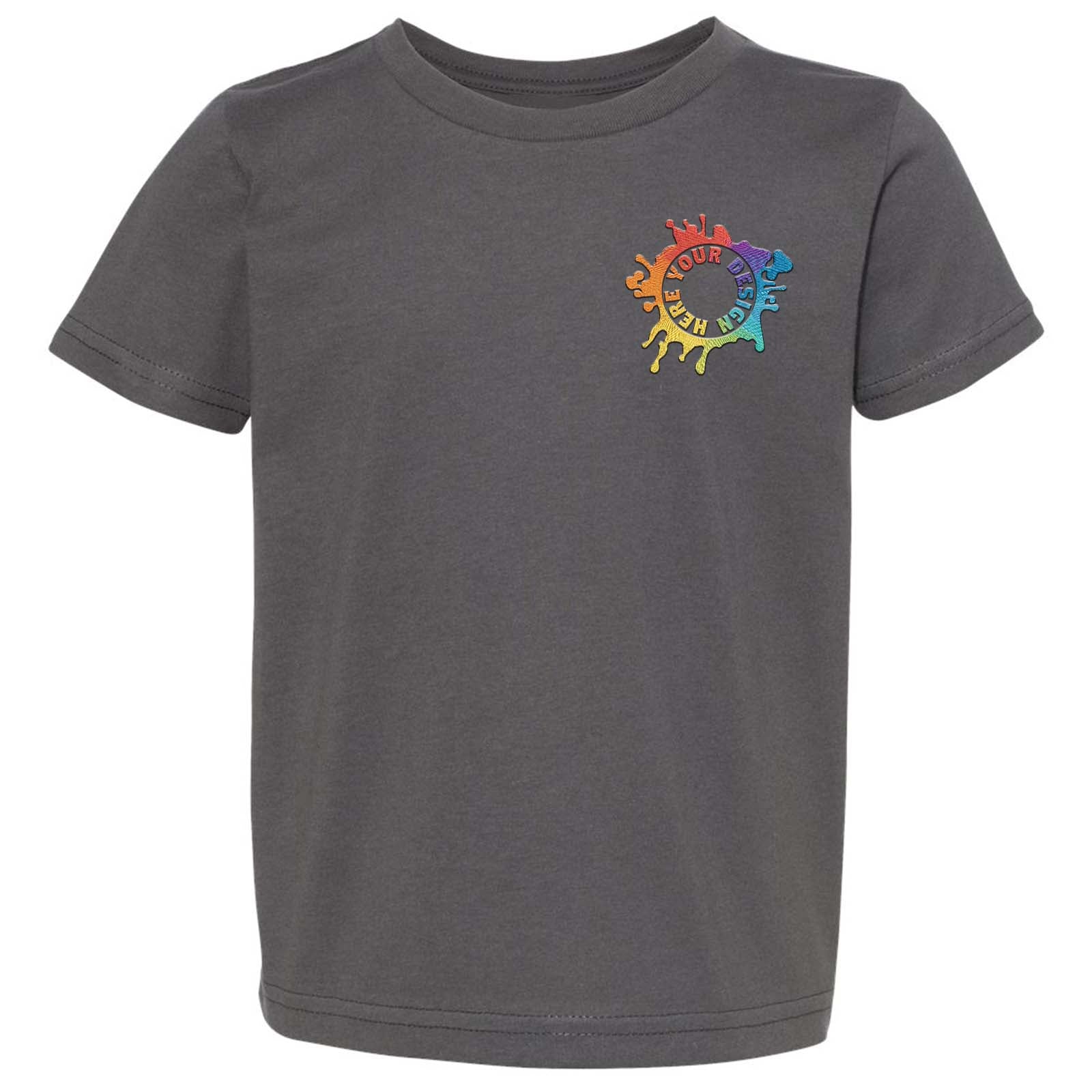 Mato & Hash Toddler Unisex 100% Cotton T-Shirt Embroidery - Mato & Hash