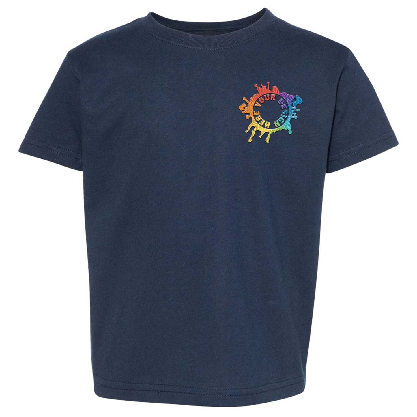 Mato & Hash Toddler Unisex 100% Cotton T-Shirt Embroidery - Mato & Hash