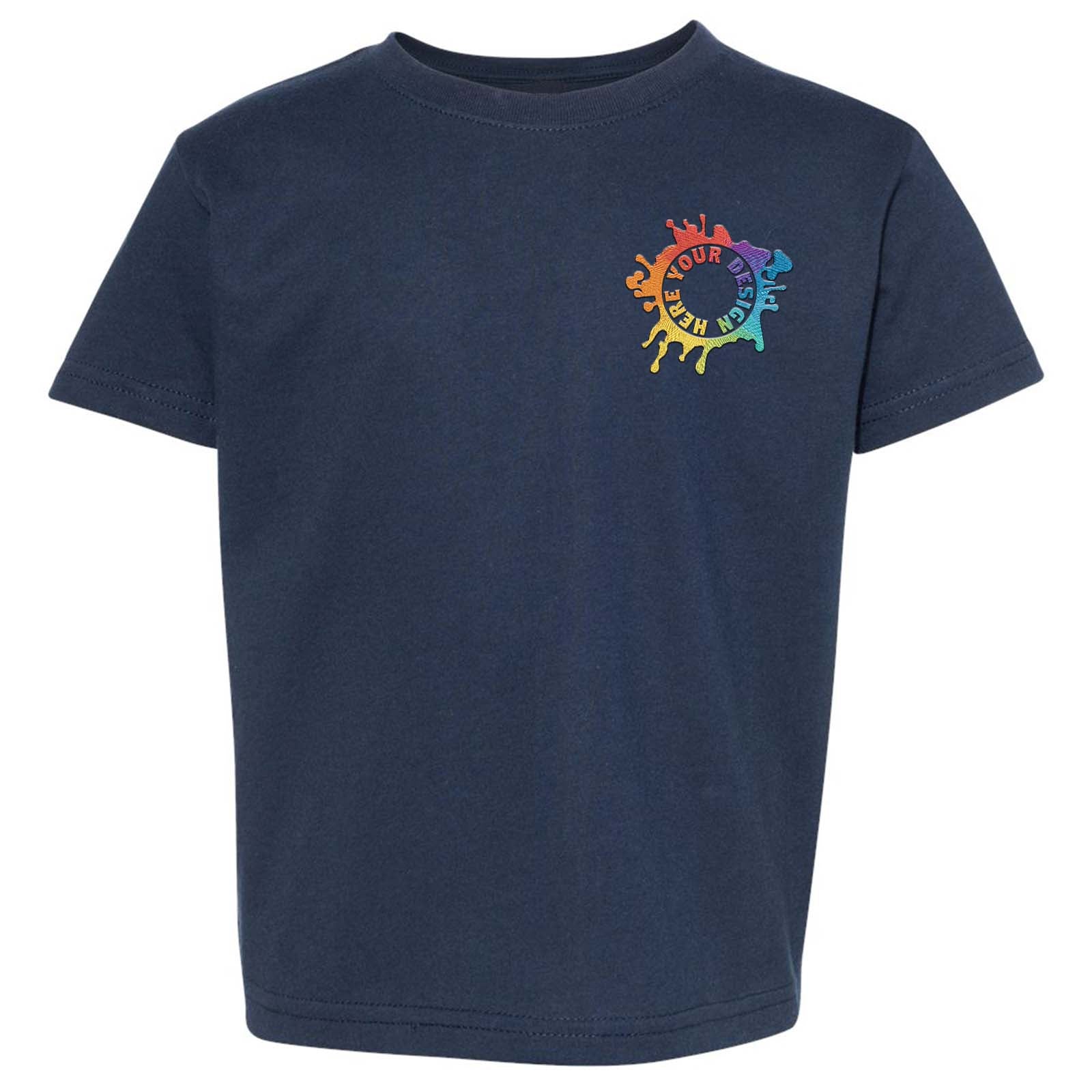 Mato & Hash Toddler Unisex 100% Cotton T-Shirt Embroidery - Mato & Hash