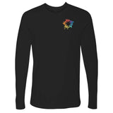 Mato & Hash Unisex 100% Cotton Long Sleeve T-Shirt Embroidery
