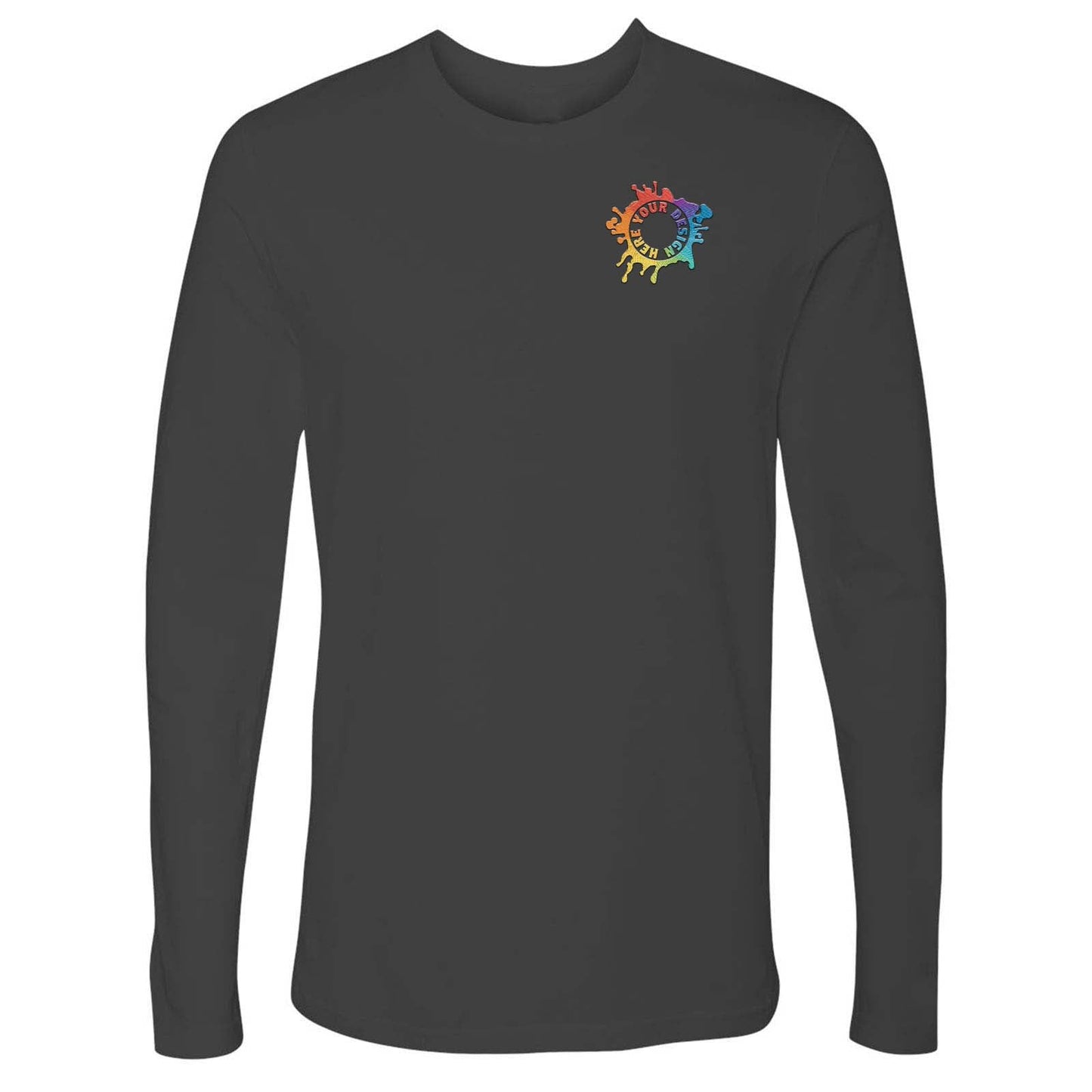 Mato & Hash Unisex 100% Cotton Long Sleeve T-Shirt Embroidery - Mato & Hash