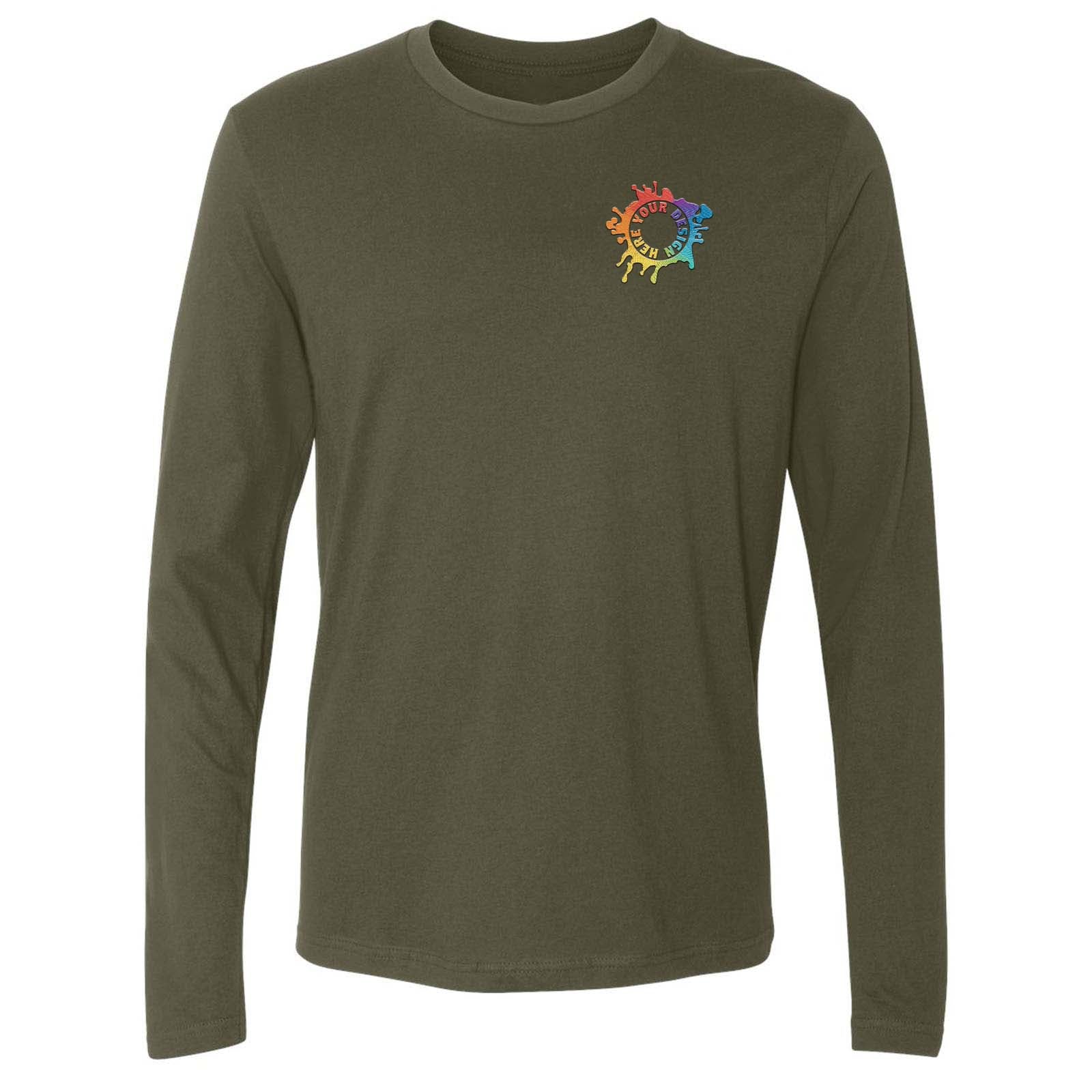 Mato & Hash Unisex 100% Cotton Long Sleeve T-Shirt Embroidery - Mato & Hash