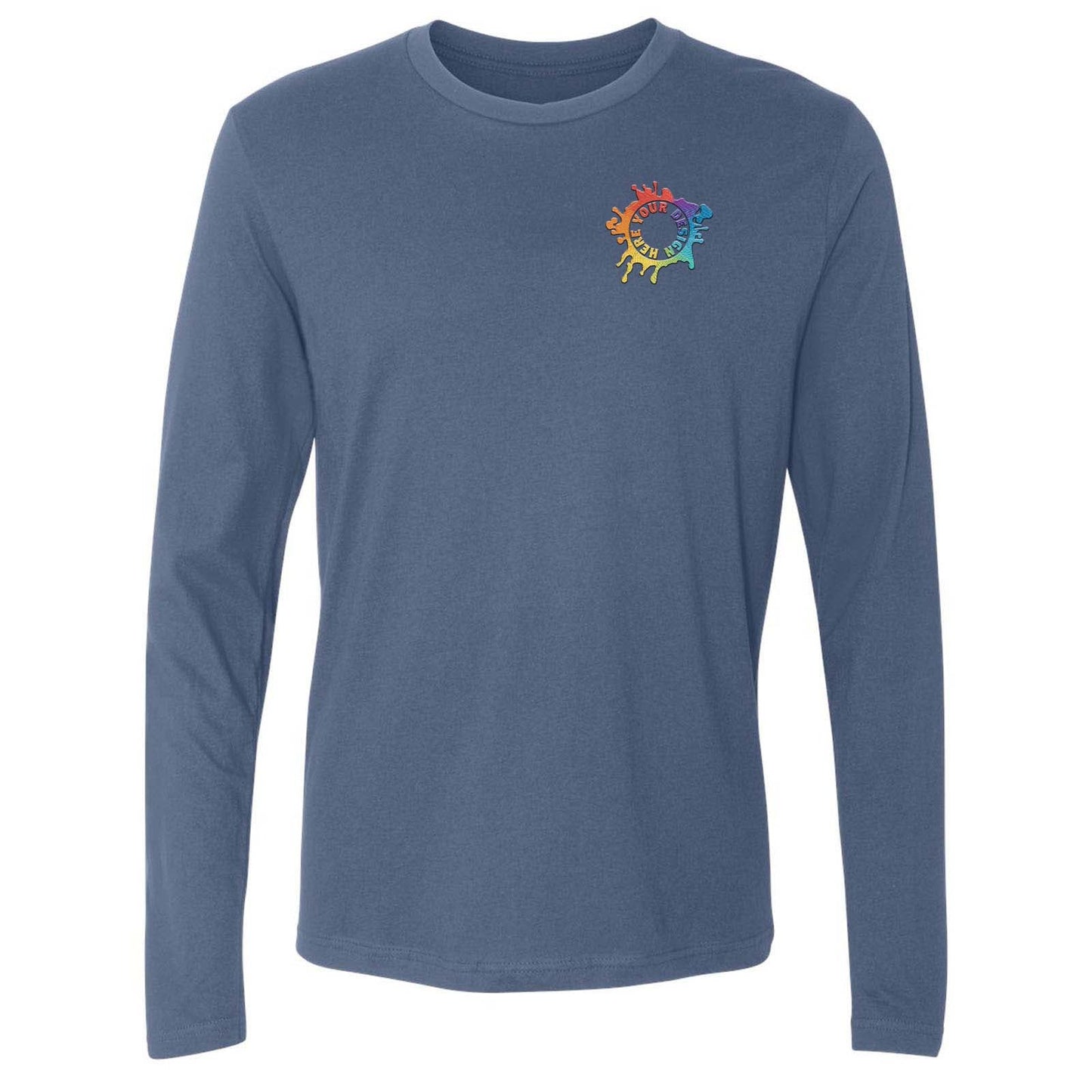 Mato & Hash Unisex 100% Cotton Long Sleeve T-Shirt Embroidery - Mato & Hash
