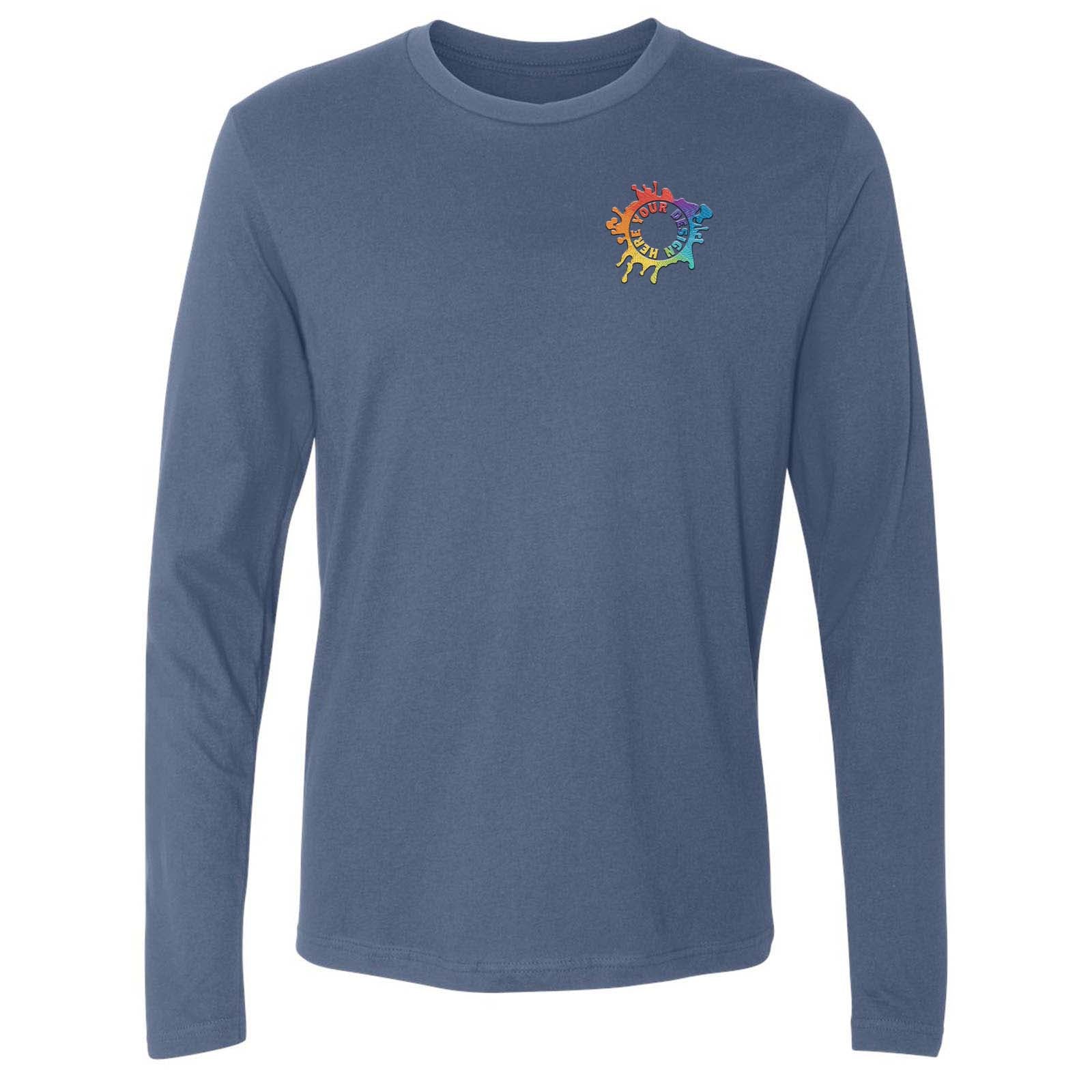 Mato & Hash Unisex 100% Cotton Long Sleeve T-Shirt Embroidery - Mato & Hash