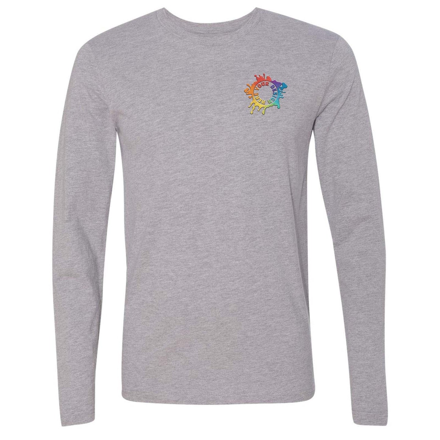 Mato & Hash Unisex 100% Cotton Long Sleeve T-Shirt Embroidery - Mato & Hash
