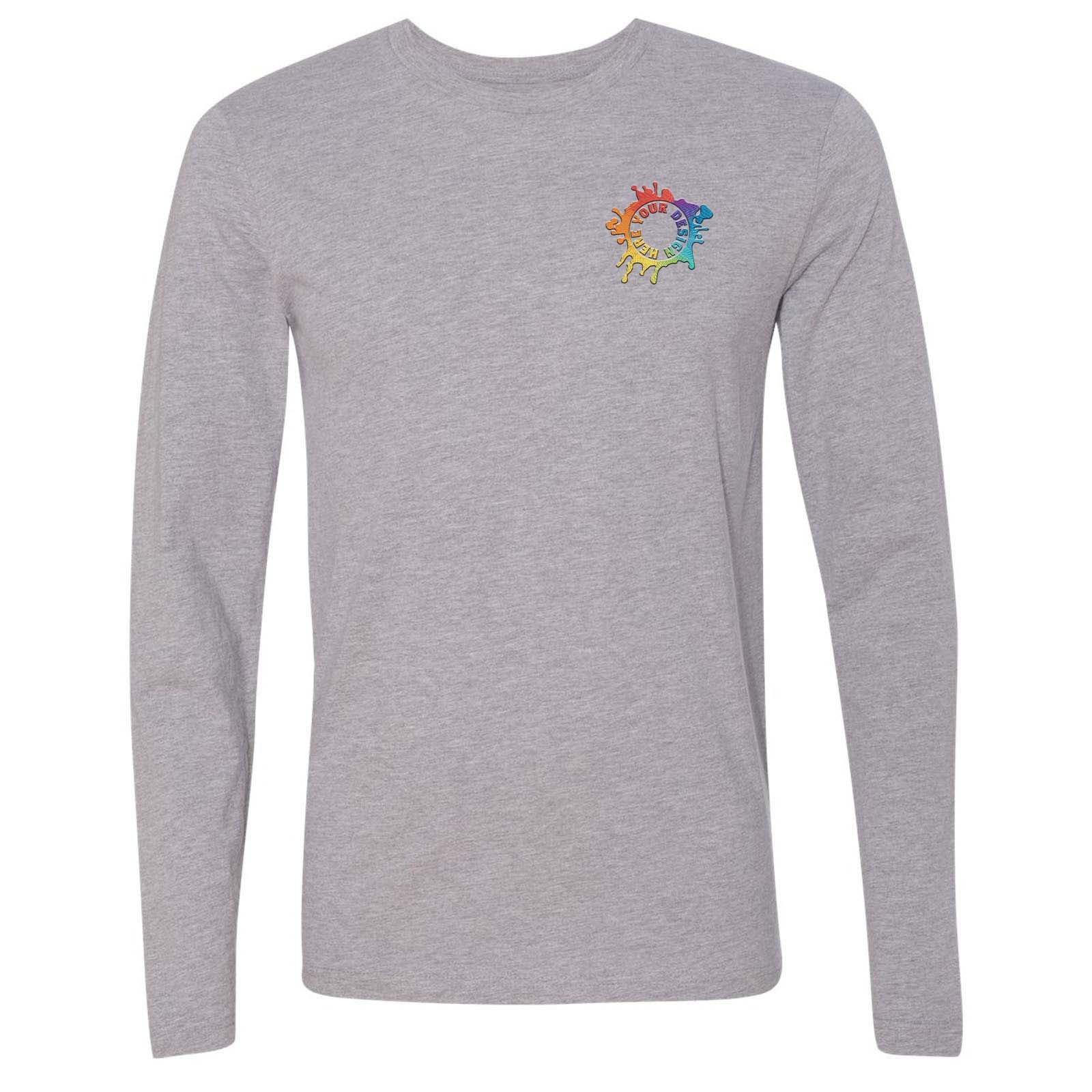 Mato & Hash Unisex 100% Cotton Long Sleeve T-Shirt Embroidery - Mato & Hash