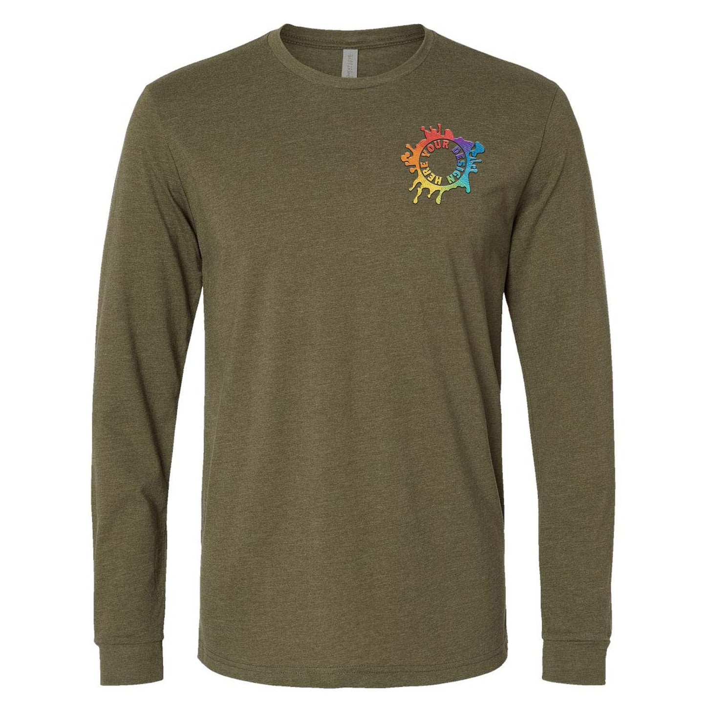 Mato & Hash Unisex Cotton/Polyester Blend Long Sleeve T-Shirt Embroidery - Mato & Hash