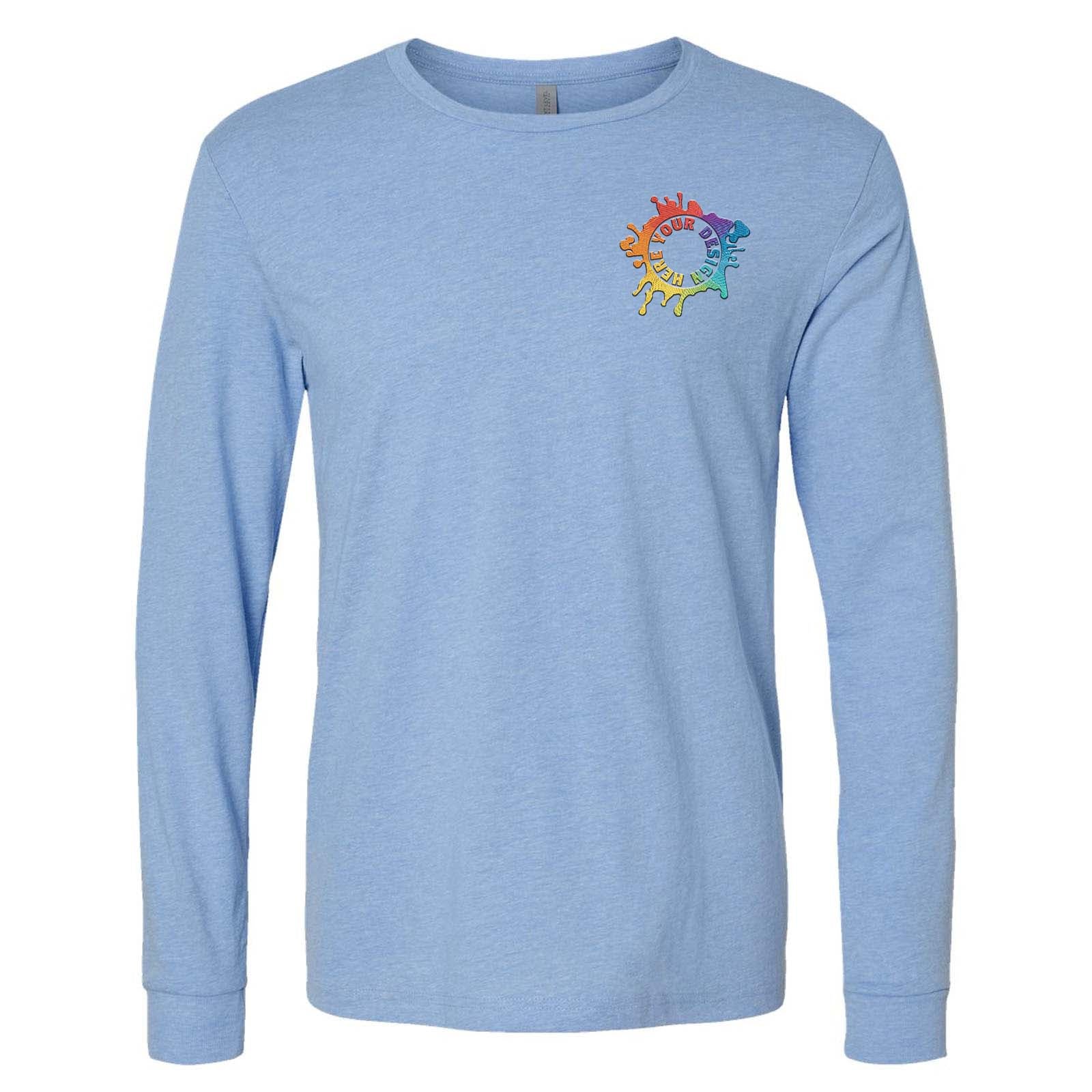 Mato & Hash Unisex Cotton/Polyester Blend Long Sleeve T-Shirt Embroidery - Mato & Hash