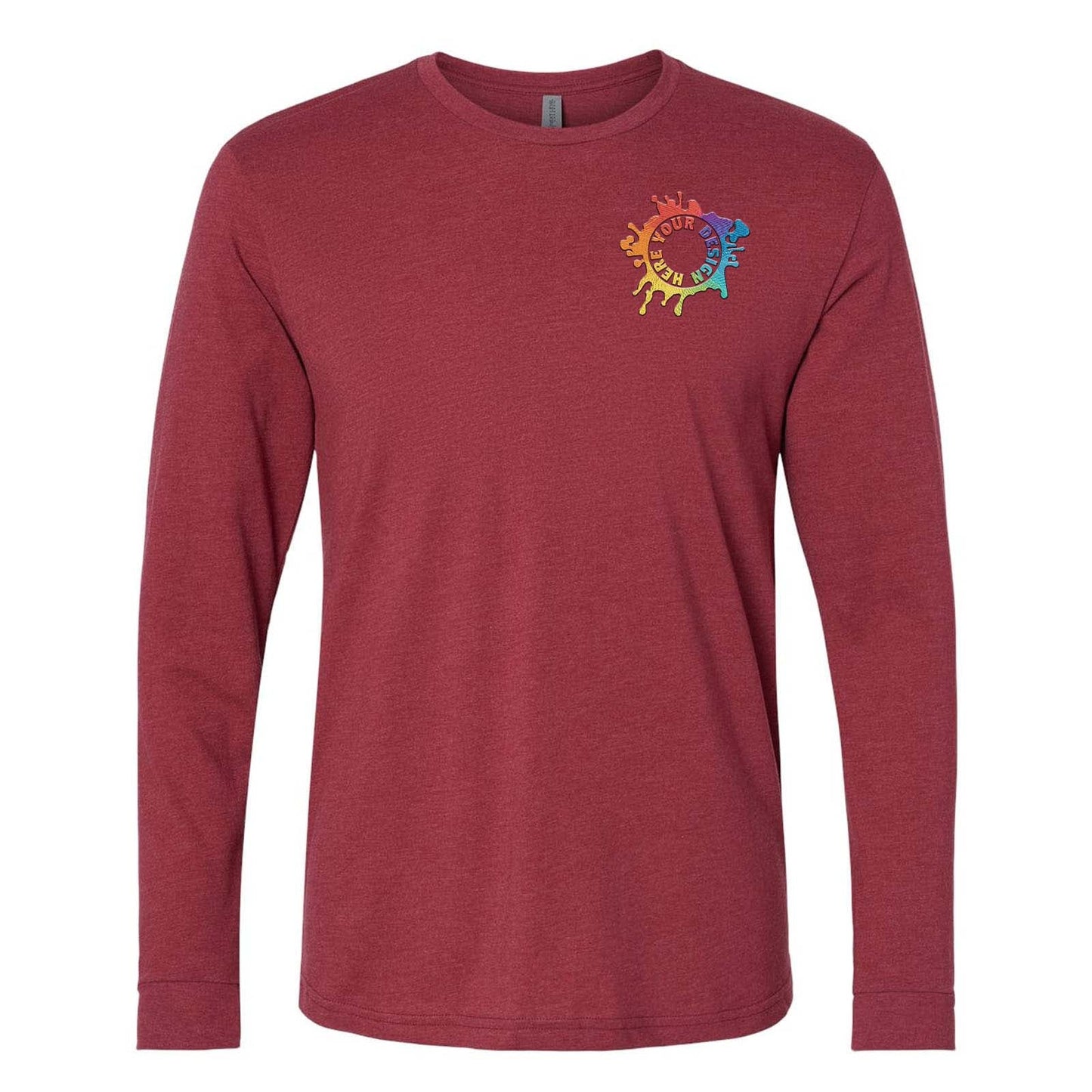 Mato & Hash Unisex Cotton/Polyester Blend Long Sleeve T-Shirt Embroidery - Mato & Hash