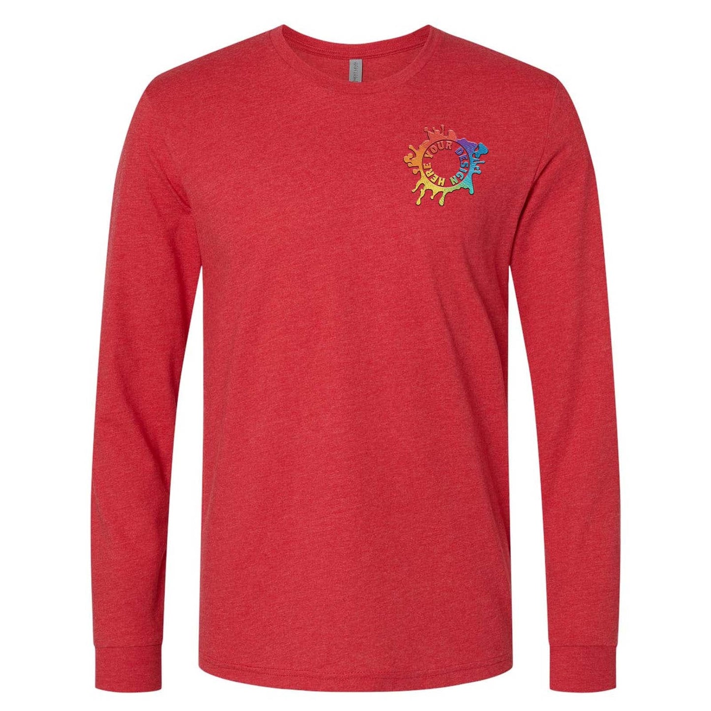 Mato & Hash Unisex Cotton/Polyester Blend Long Sleeve T-Shirt Embroidery - Mato & Hash