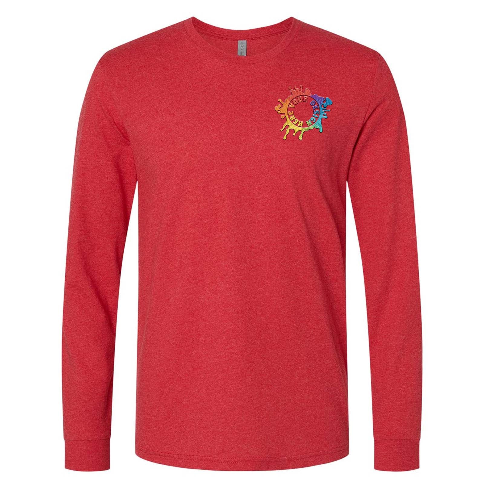 Mato & Hash Unisex Cotton/Polyester Blend Long Sleeve T-Shirt Embroidery - Mato & Hash