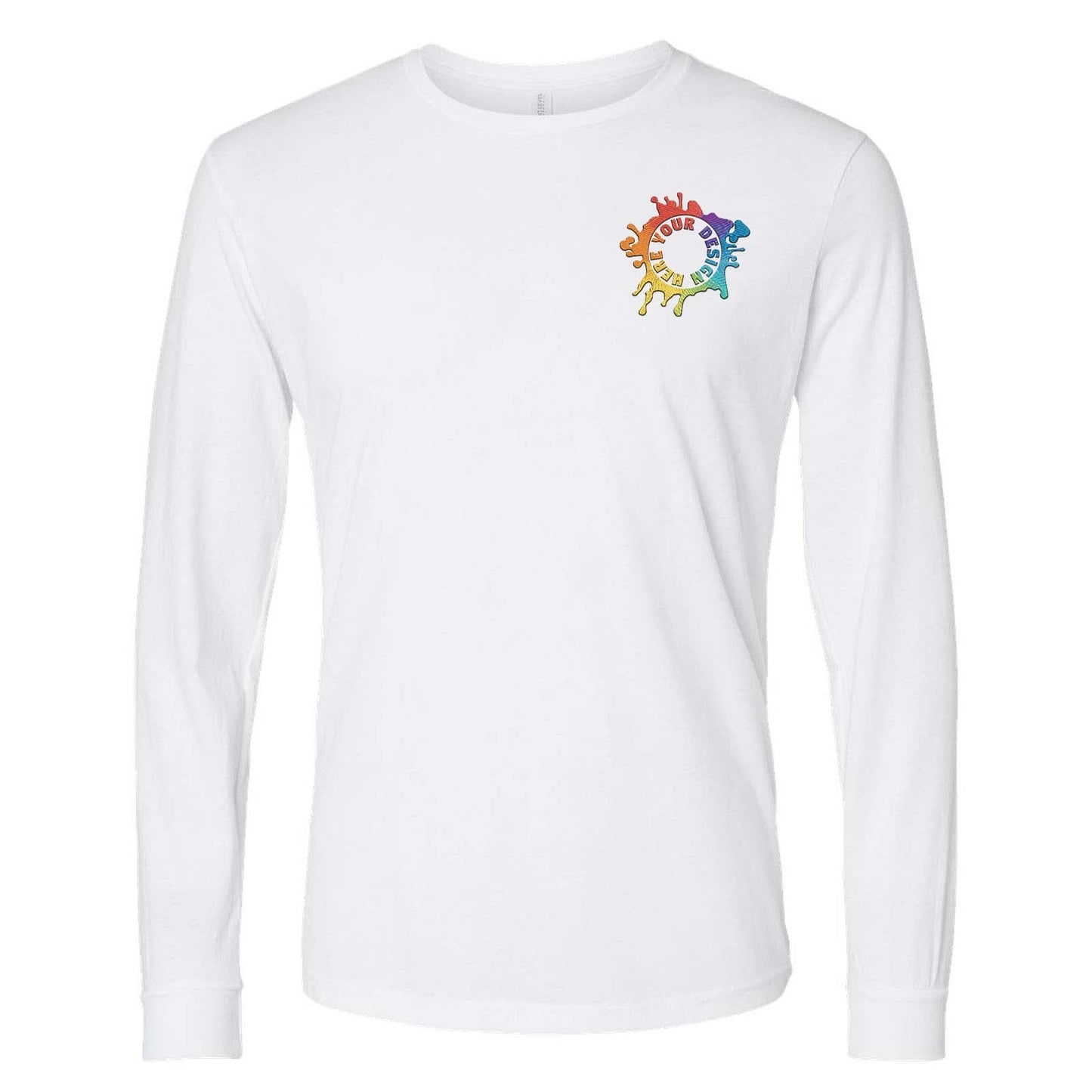 Mato & Hash Unisex Cotton/Polyester Blend Long Sleeve T-Shirt Embroidery - Mato & Hash