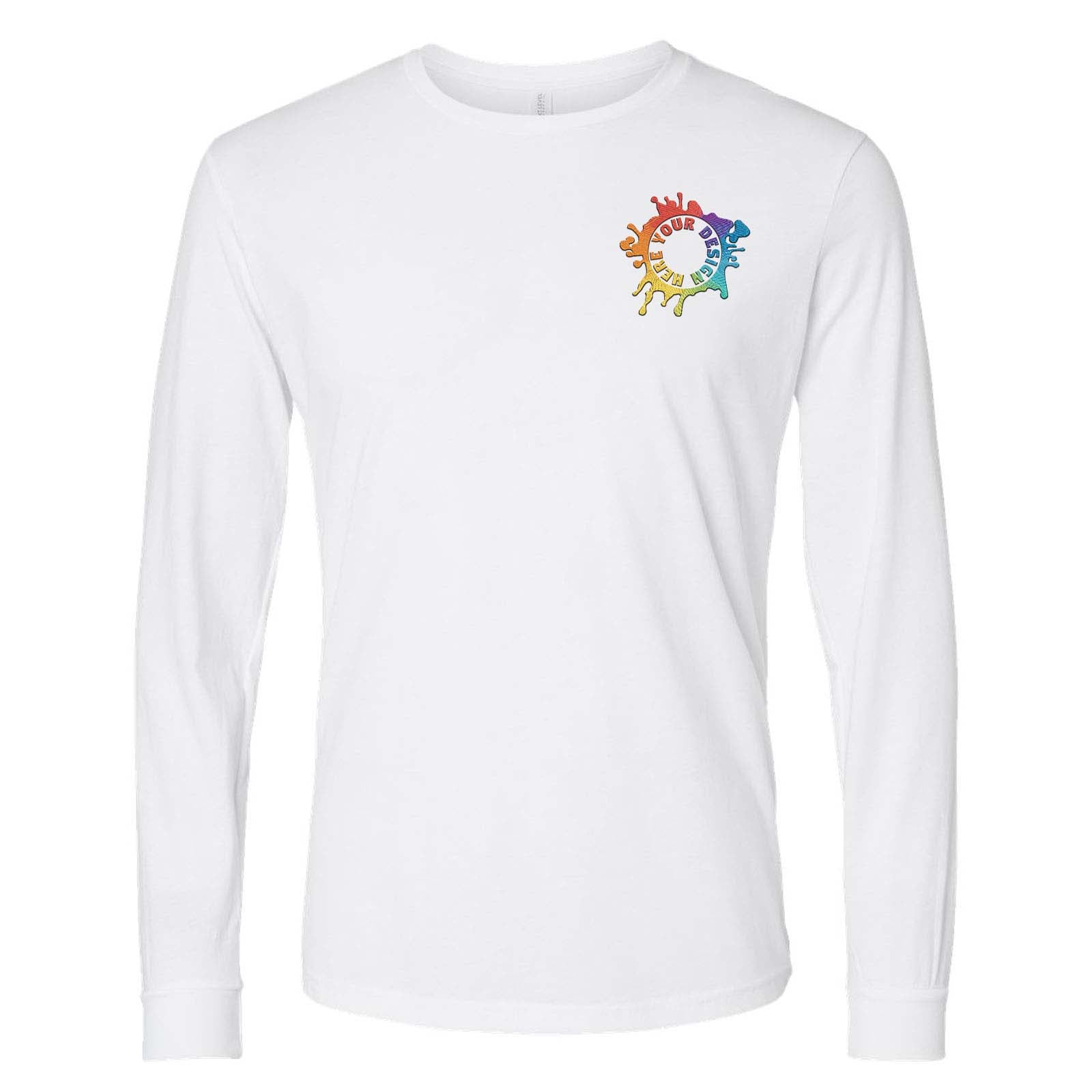 Mato & Hash Unisex Cotton/Polyester Blend Long Sleeve T-Shirt Embroidery - Mato & Hash