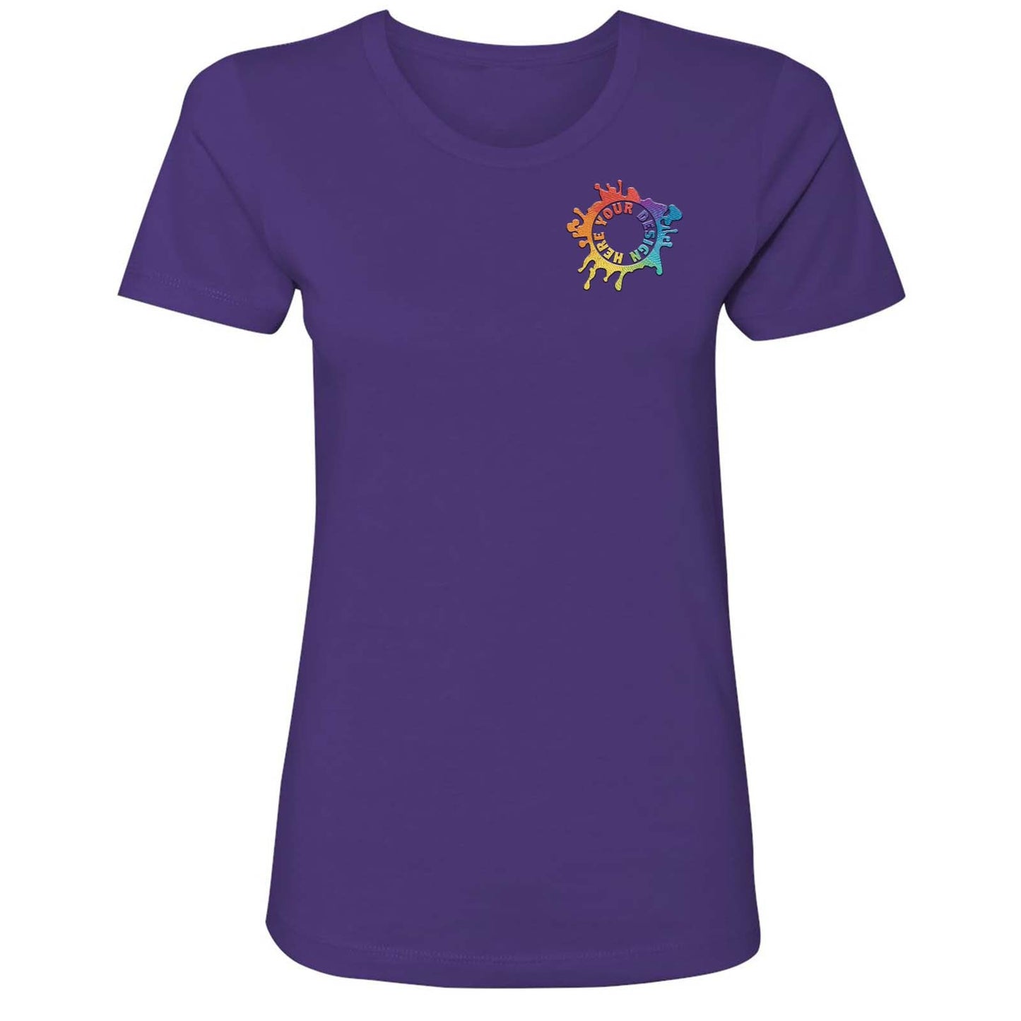 Mato & Hash Women's 100% Cotton Boyfriend T-Shirts Embroidery - Mato & Hash
