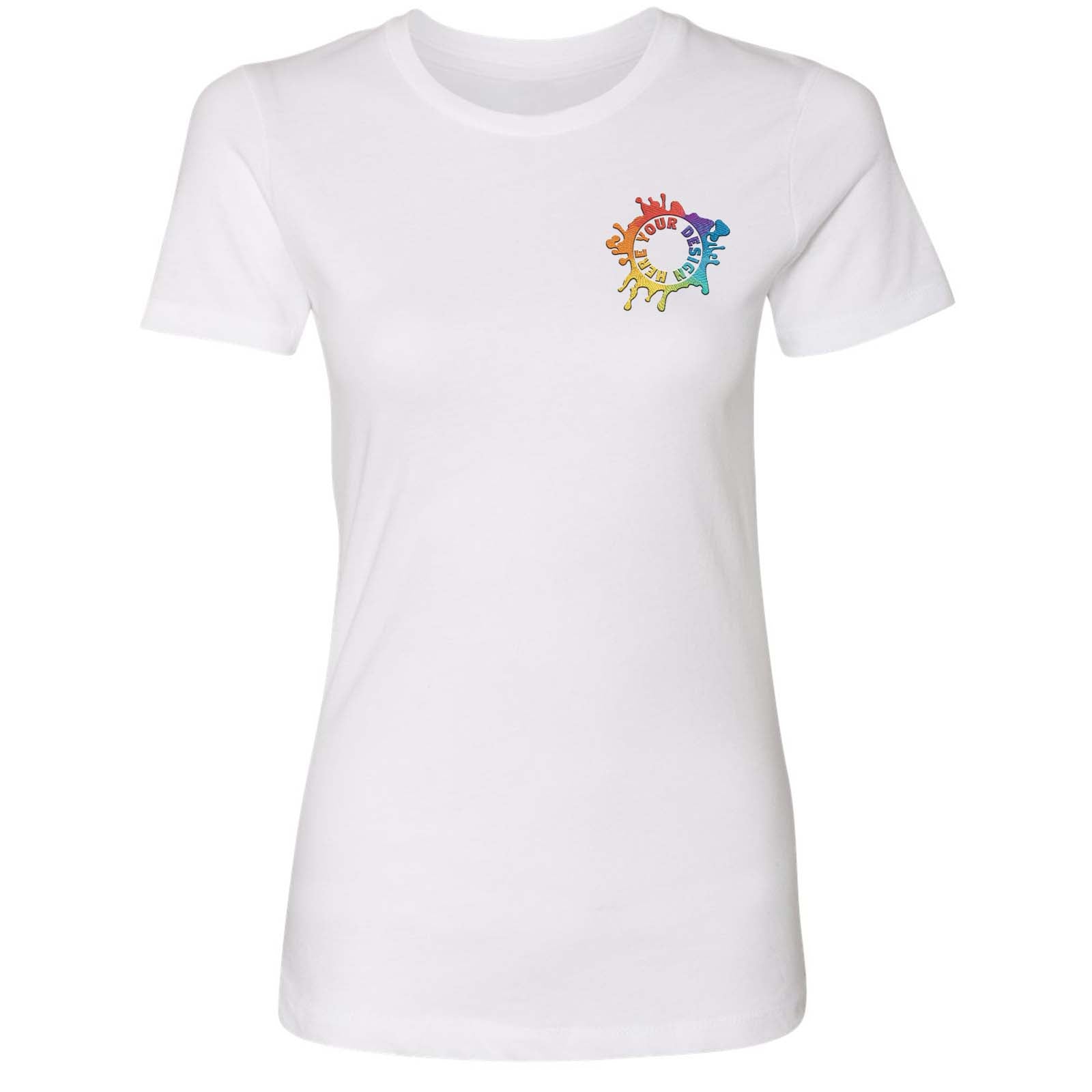 Mato & Hash Women's 100% Cotton Boyfriend T-Shirts Embroidery - Mato & Hash