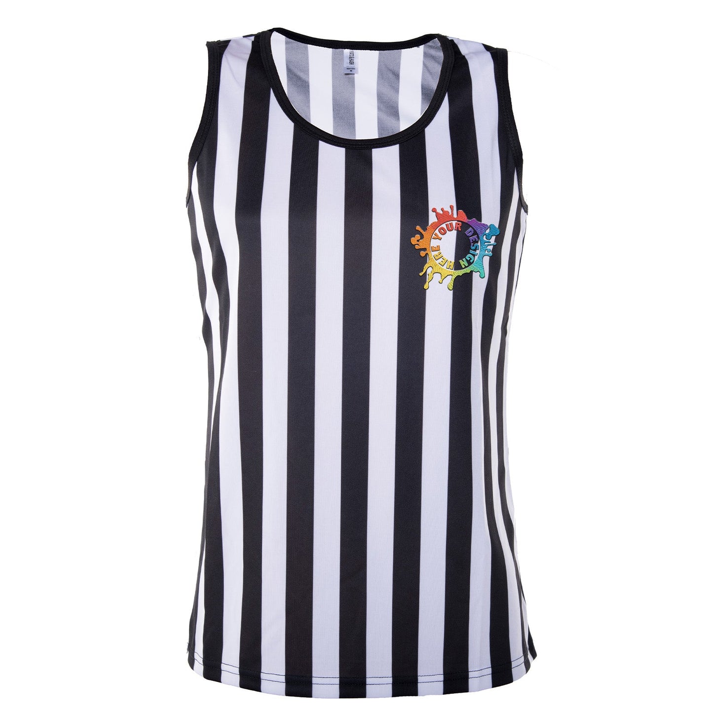Mato & Hash Women's Referee Tank Top Shirt Uniforms or Costumes W/ Embroidery - Mato & Hash