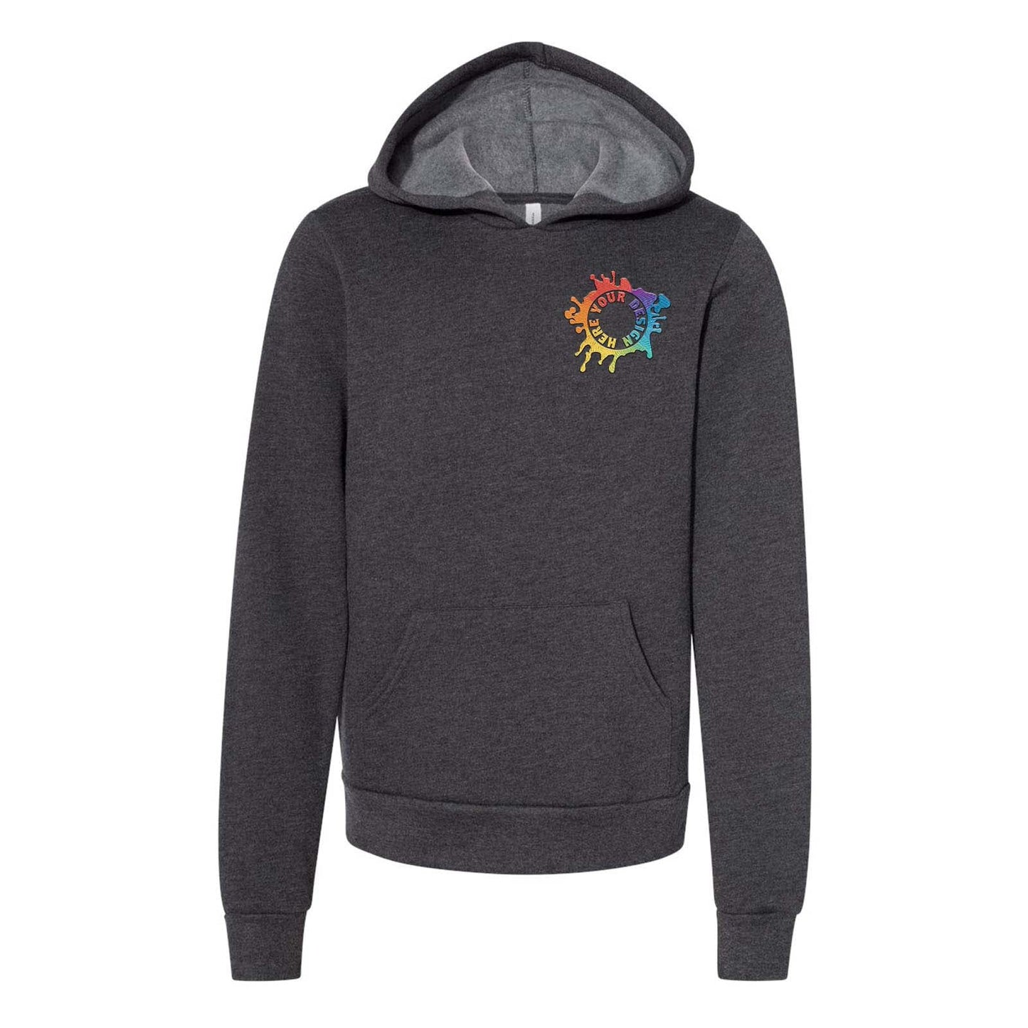 Mato & Hash Youth Cotton/Polyester Fleece Hooded Sweatshirt Embroidery - Mato & Hash
