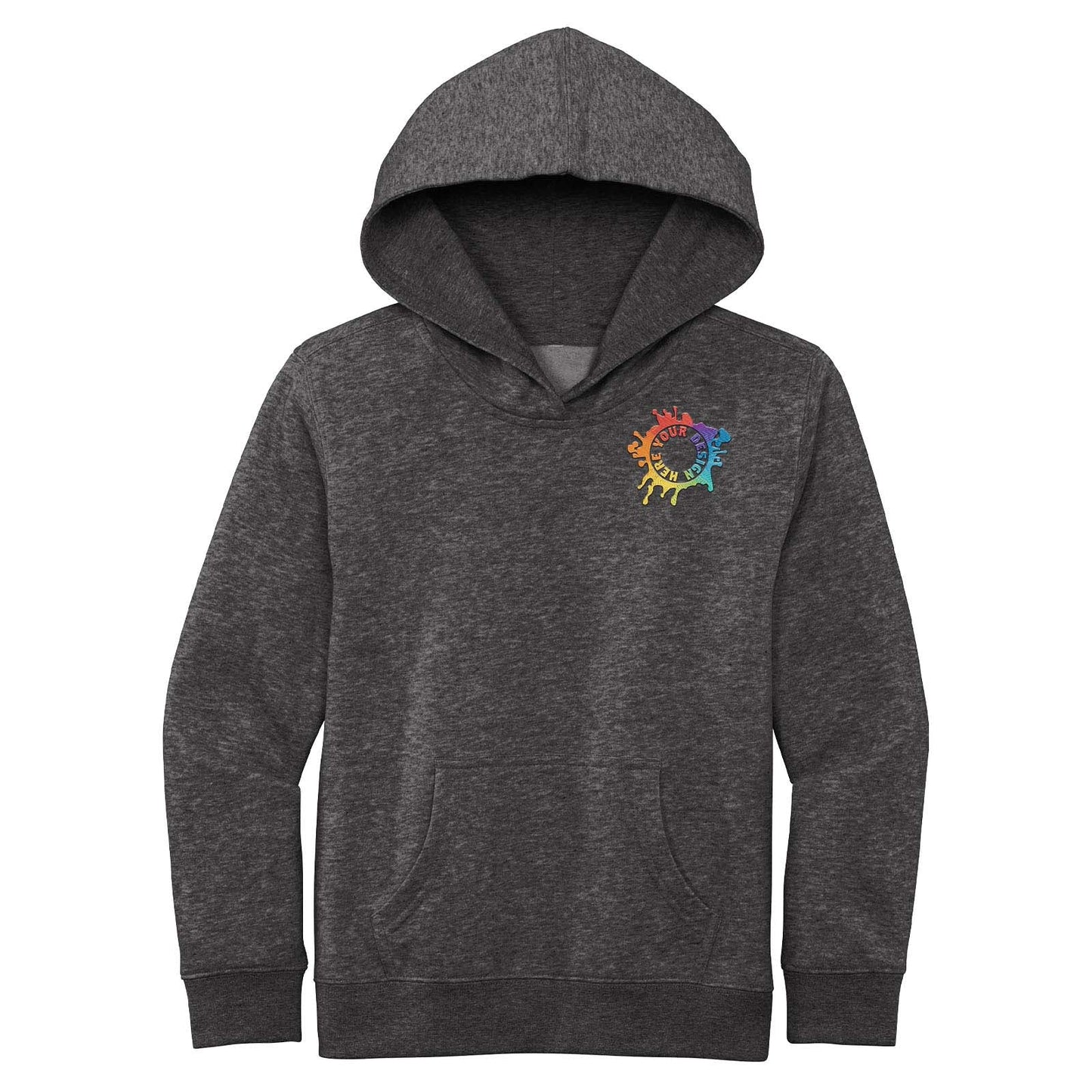 Mato & Hash Youth Cotton/Polyester Fleece Hooded Sweatshirt Embroidery - Mato & Hash