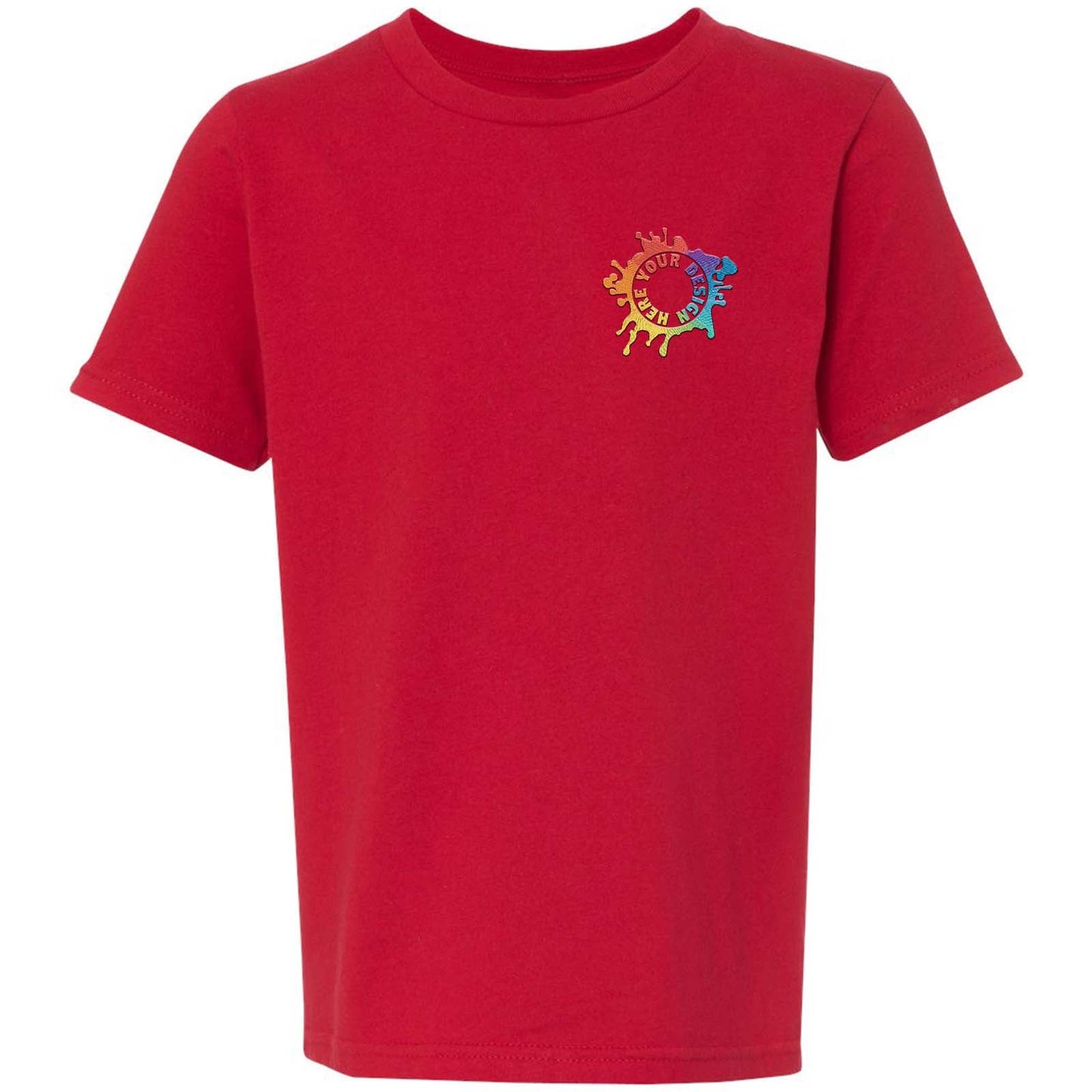 Mato & Hash Youth Unisex 100% Cotton T-Shirt Embroidery - Mato & Hash