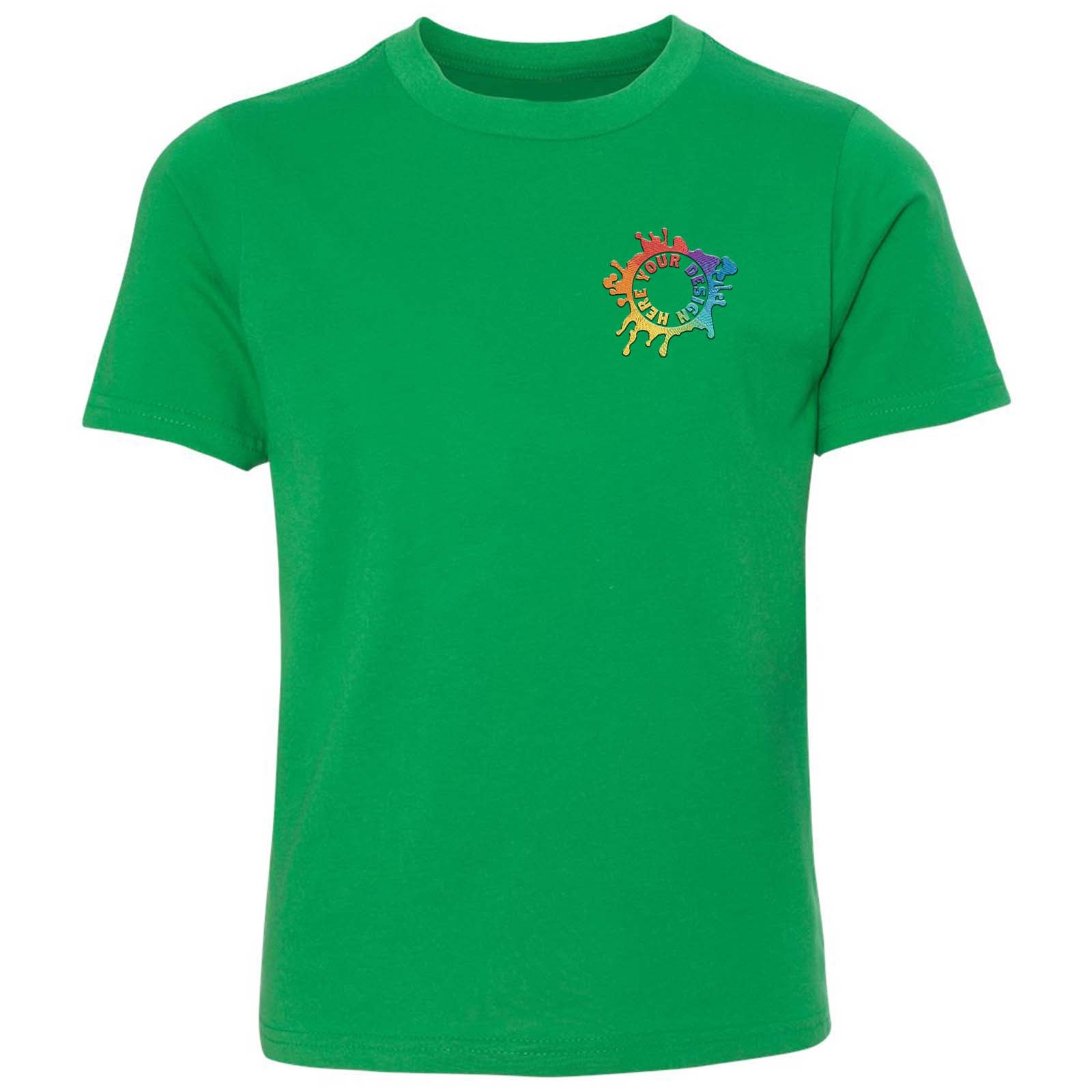 Mato & Hash Youth Unisex 100% Cotton T-Shirt Embroidery - Mato & Hash