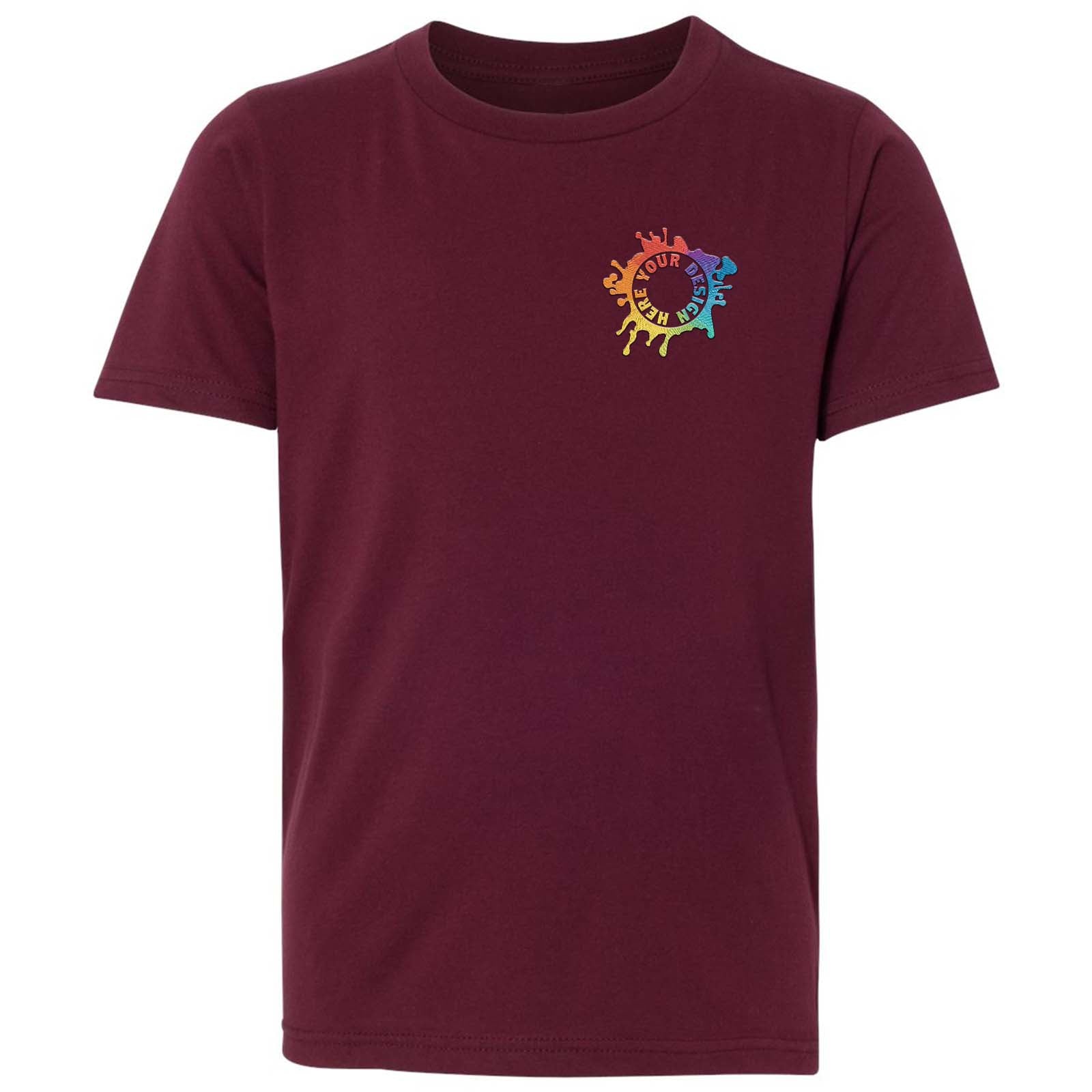 Mato & Hash Youth Unisex 100% Cotton T-Shirt Embroidery - Mato & Hash