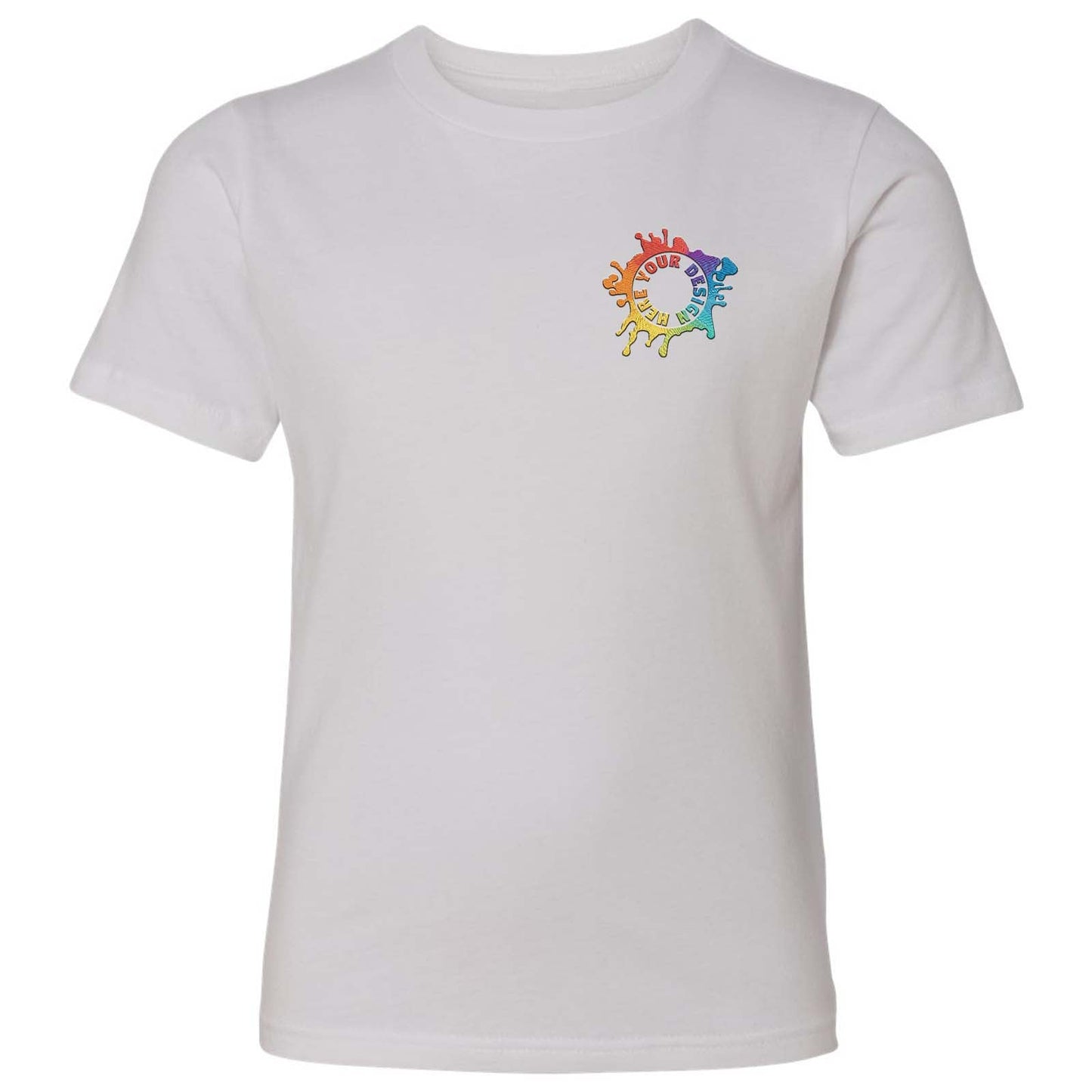 Mato & Hash Youth Unisex 100% Cotton T-Shirt Embroidery - Mato & Hash