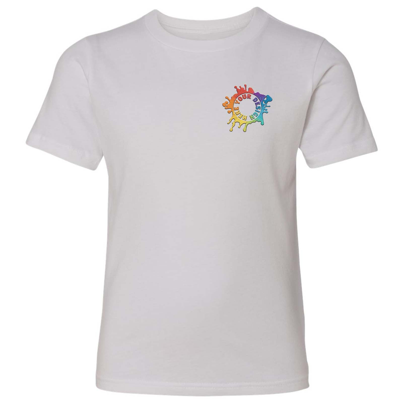 Mato & Hash Youth Unisex 100% Cotton T-Shirt Embroidery - Mato & Hash
