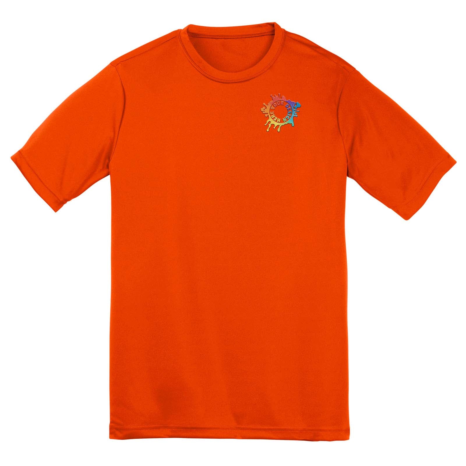 Mato & Hash Youth Unisex Performance Polyester T-Shirt Embroidery - Mato & Hash