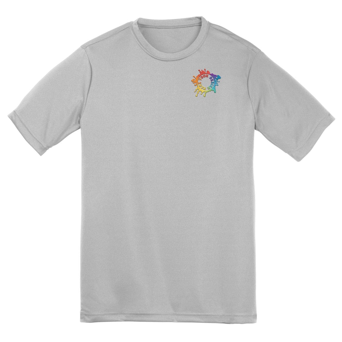 Mato & Hash Youth Unisex Performance Polyester T-Shirt Embroidery - Mato & Hash