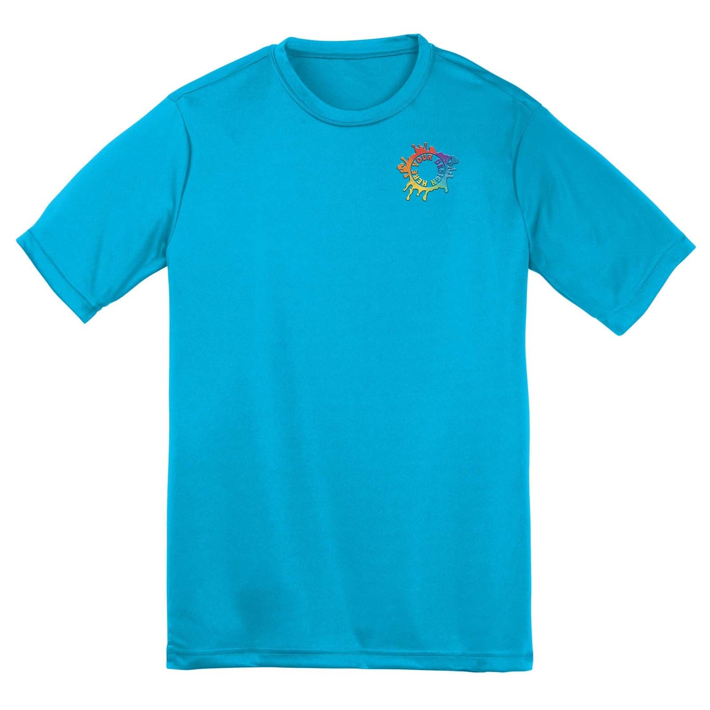 Mato & Hash Youth Unisex Performance Polyester T-Shirt Embroidery - Mato & Hash