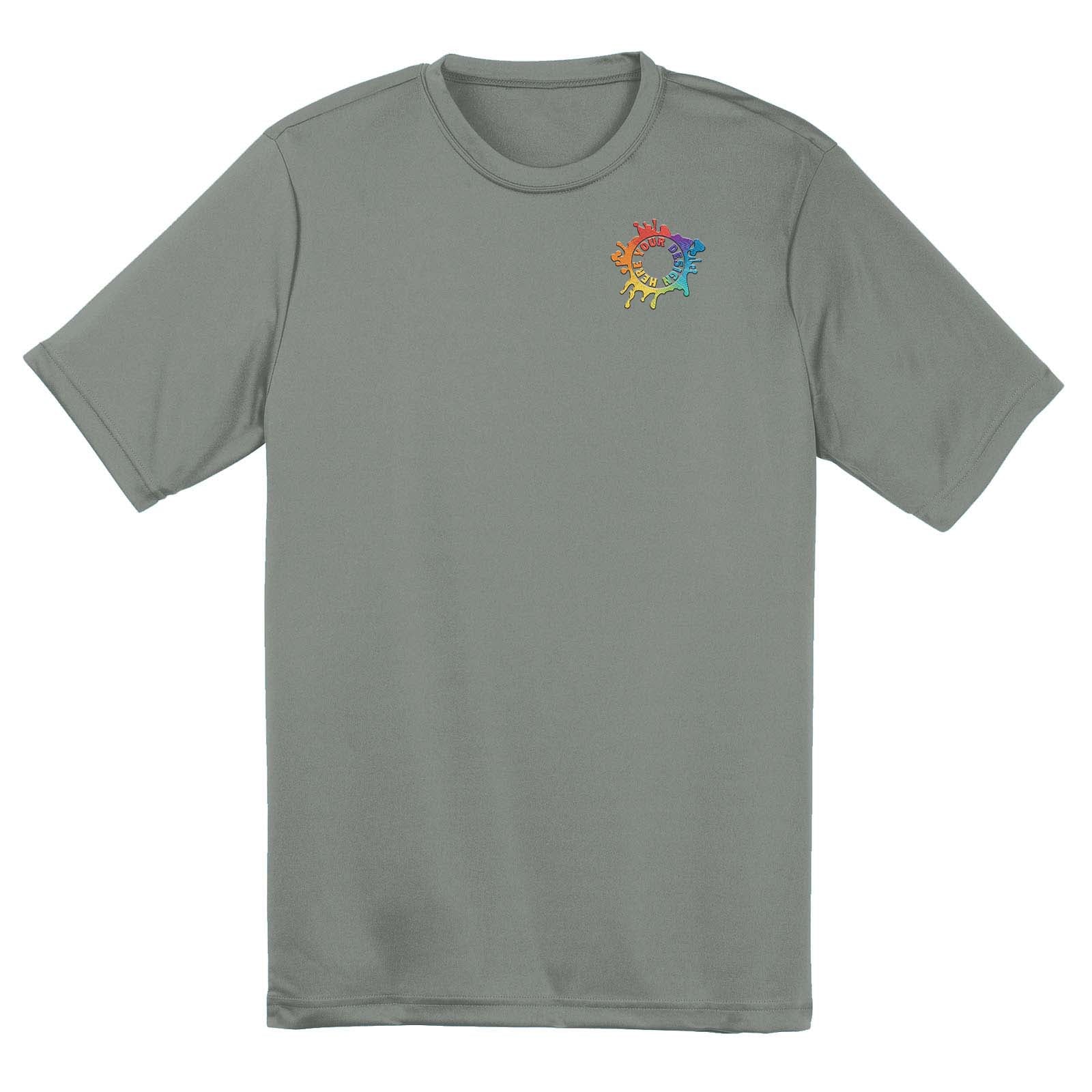 Mato & Hash Youth Unisex Performance Polyester T-Shirt Embroidery - Mato & Hash