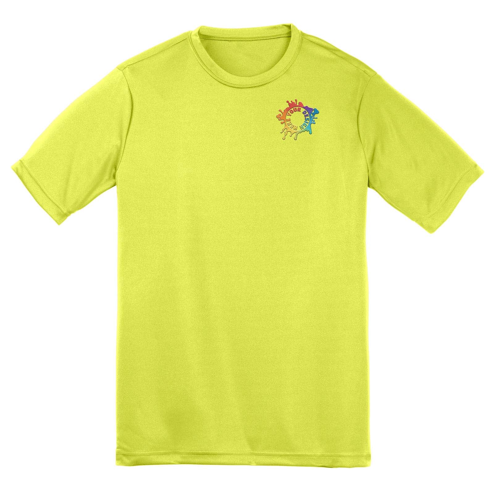 Mato & Hash Youth Unisex Performance Polyester T-Shirt Embroidery - Mato & Hash