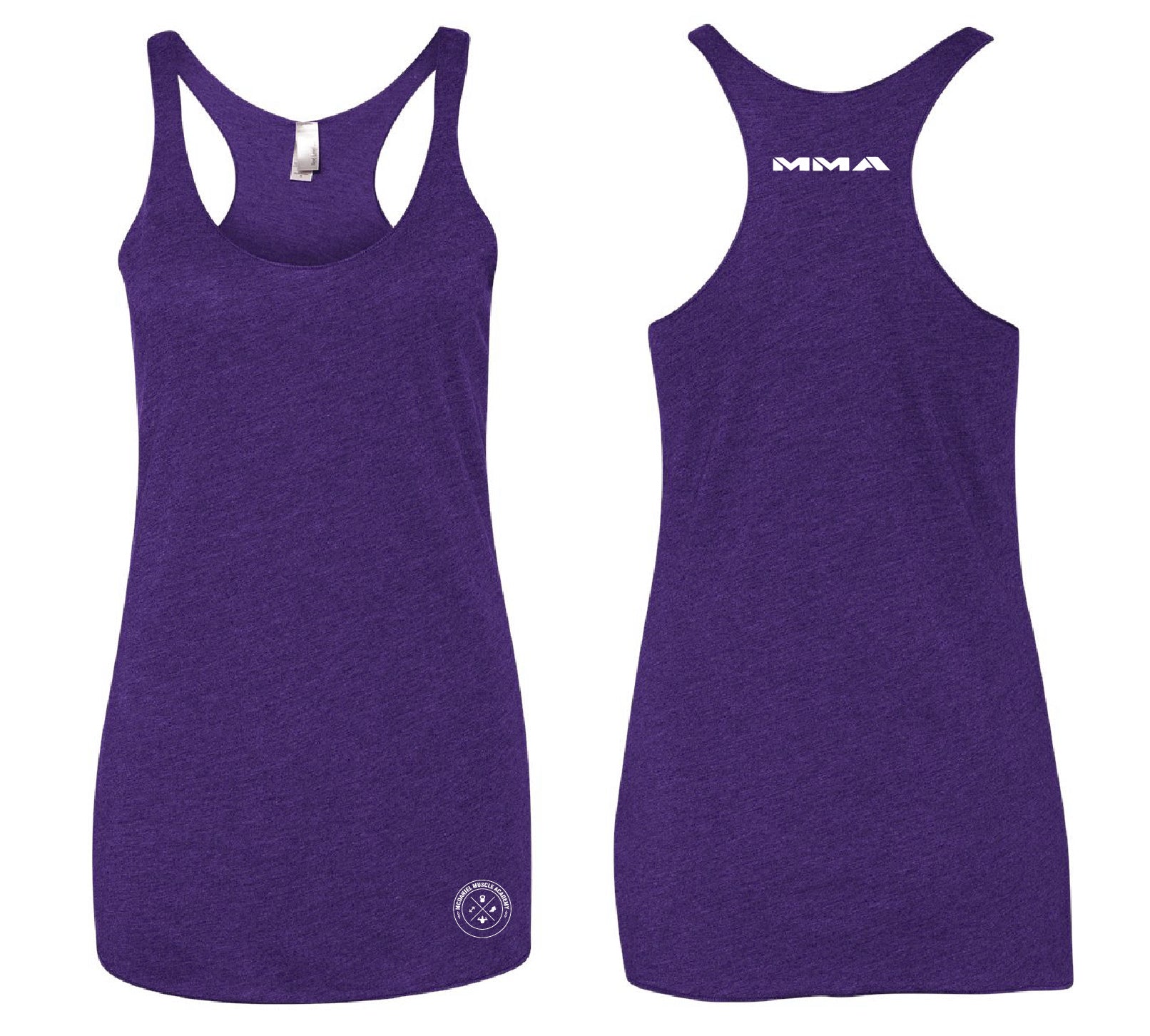 McDaniel Muscle Academy Triblend Racerback Tank - Mato & Hash