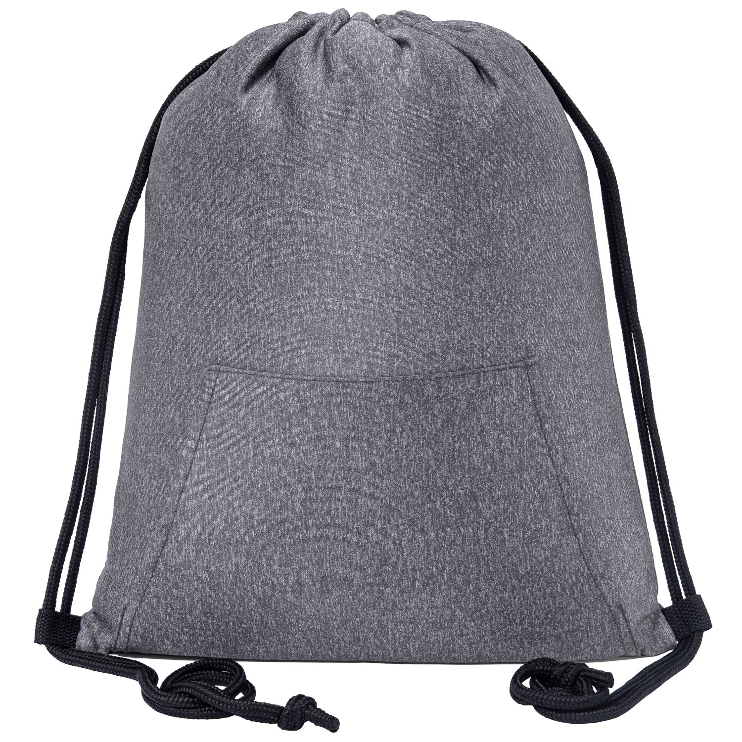Mélange Drawstring Bag w/ Quick-Access Pocket - Mato & Hash