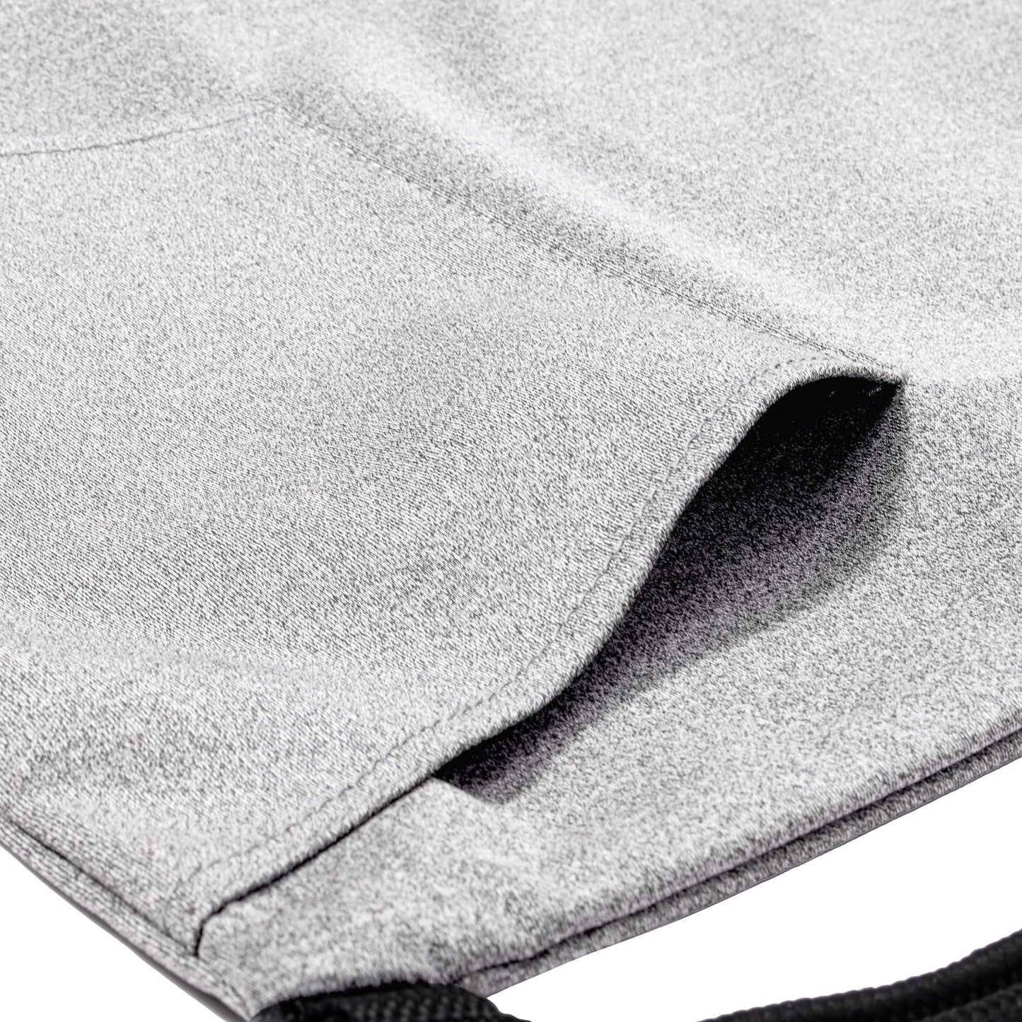 Mélange Drawstring Bag w/ Quick-Access Pocket - Mato & Hash