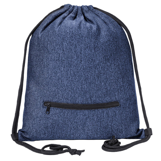 Mélange Drawstring Bag w/ Zipper Pocket - Mato & Hash